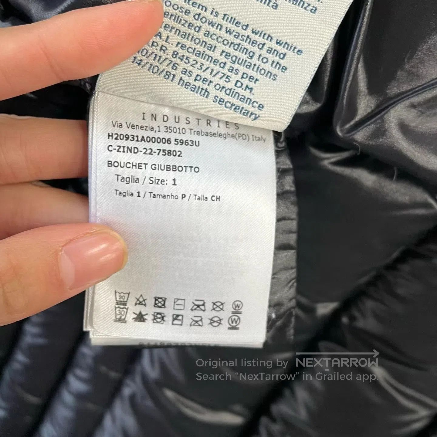 Moncler Moncler Bouchet Black Shiny Waist Down Jacket. Size S / US 4 / IT 40 - 5 Thumbnail