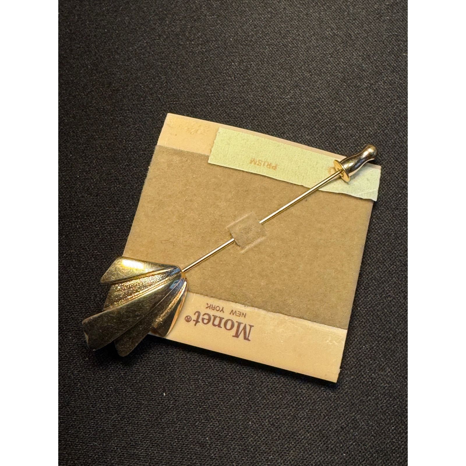 Monet Monet New Old Stock Gold Tone Flower Stick Pin Size ONE SIZE - 4 Thumbnail