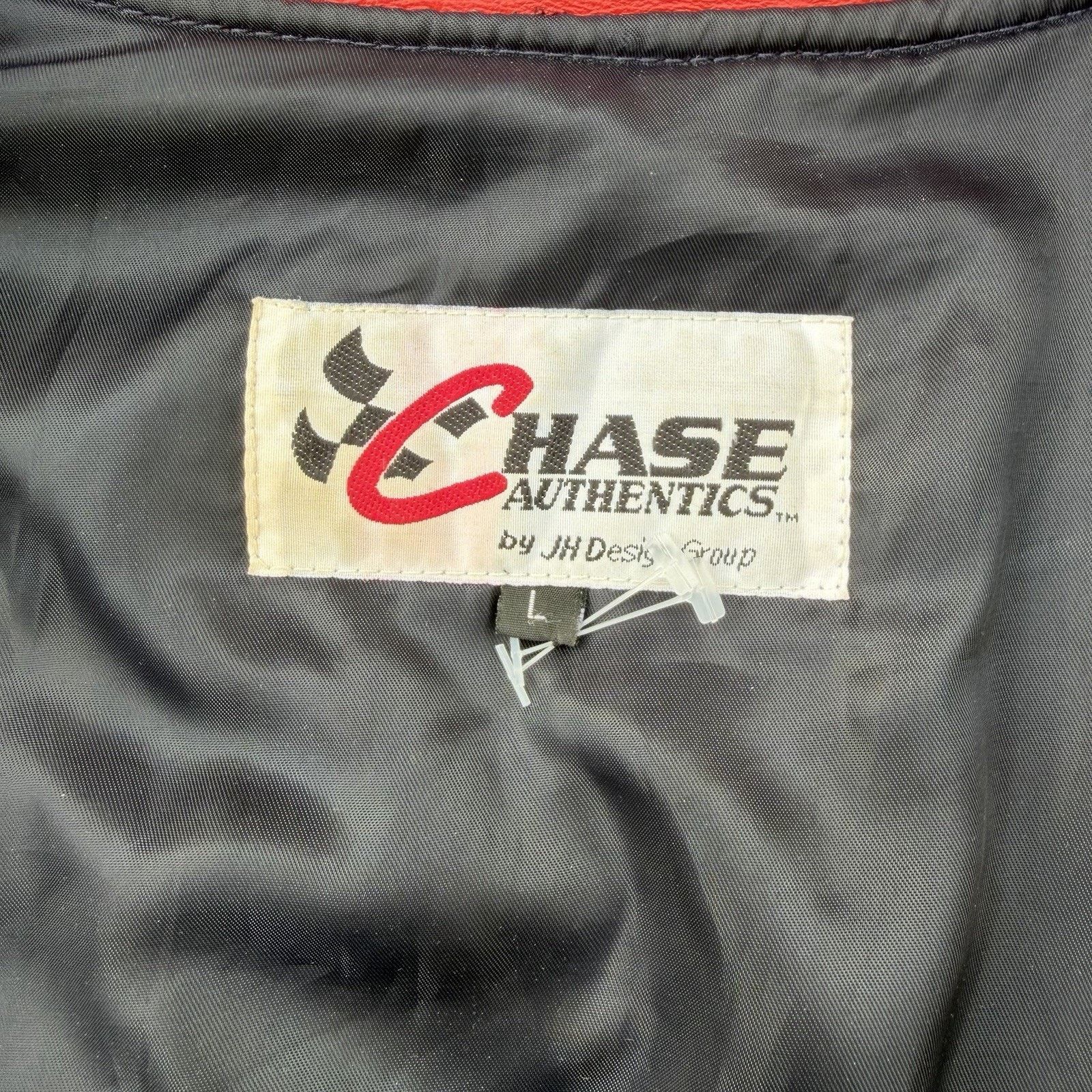 Leather × NASCAR × Vintage Vintage 2001 Chase JH Design Jeff Gordon Leather Jacket Size US L / EU 52-54 / 3 - 4 Thumbnail