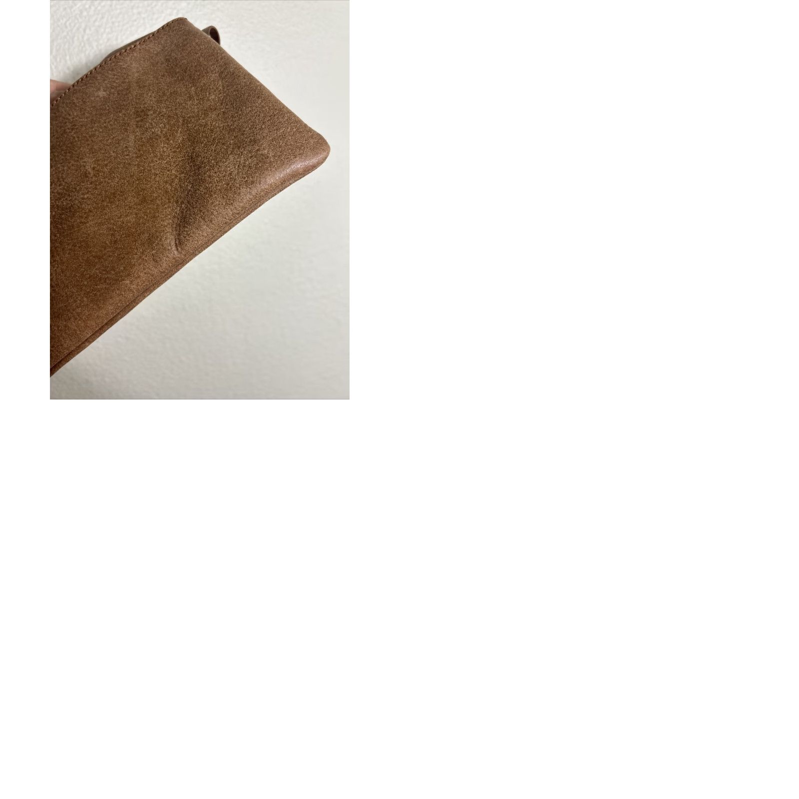 J.Crew J.CREW Clutch Shoulder Bag Brown Leather Chain Flap 10.5x6.5 Womens Bag Size ONE SIZE - 10 Thumbnail