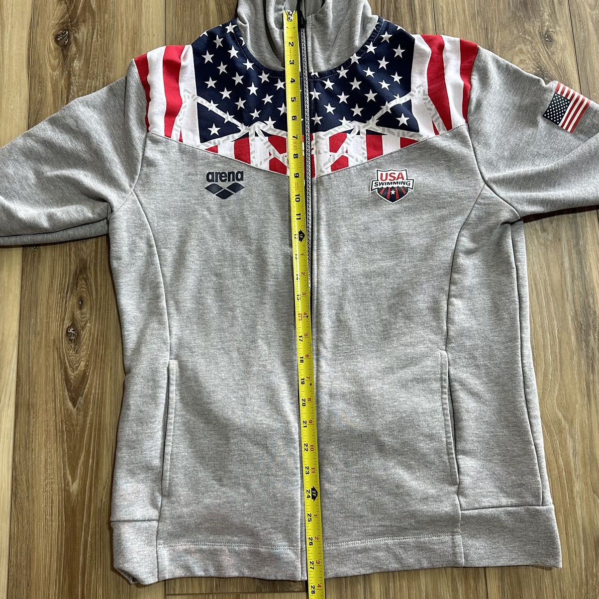 Other Arena USA Swimming Unisex Team OG Hooded F/Z Jacket, M Size US M / EU 48-50 / 2 - 10 Thumbnail