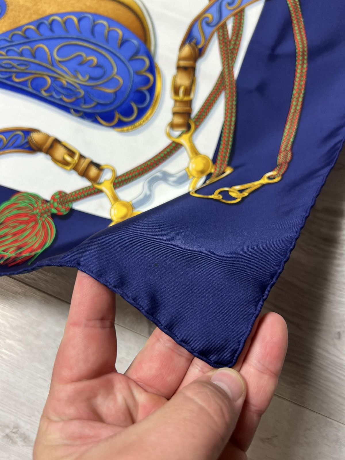 Hermes Vintage Hermes Kare90 Festival By Henri D'origny Silk Scarf Size ONE SIZE - 13 Thumbnail