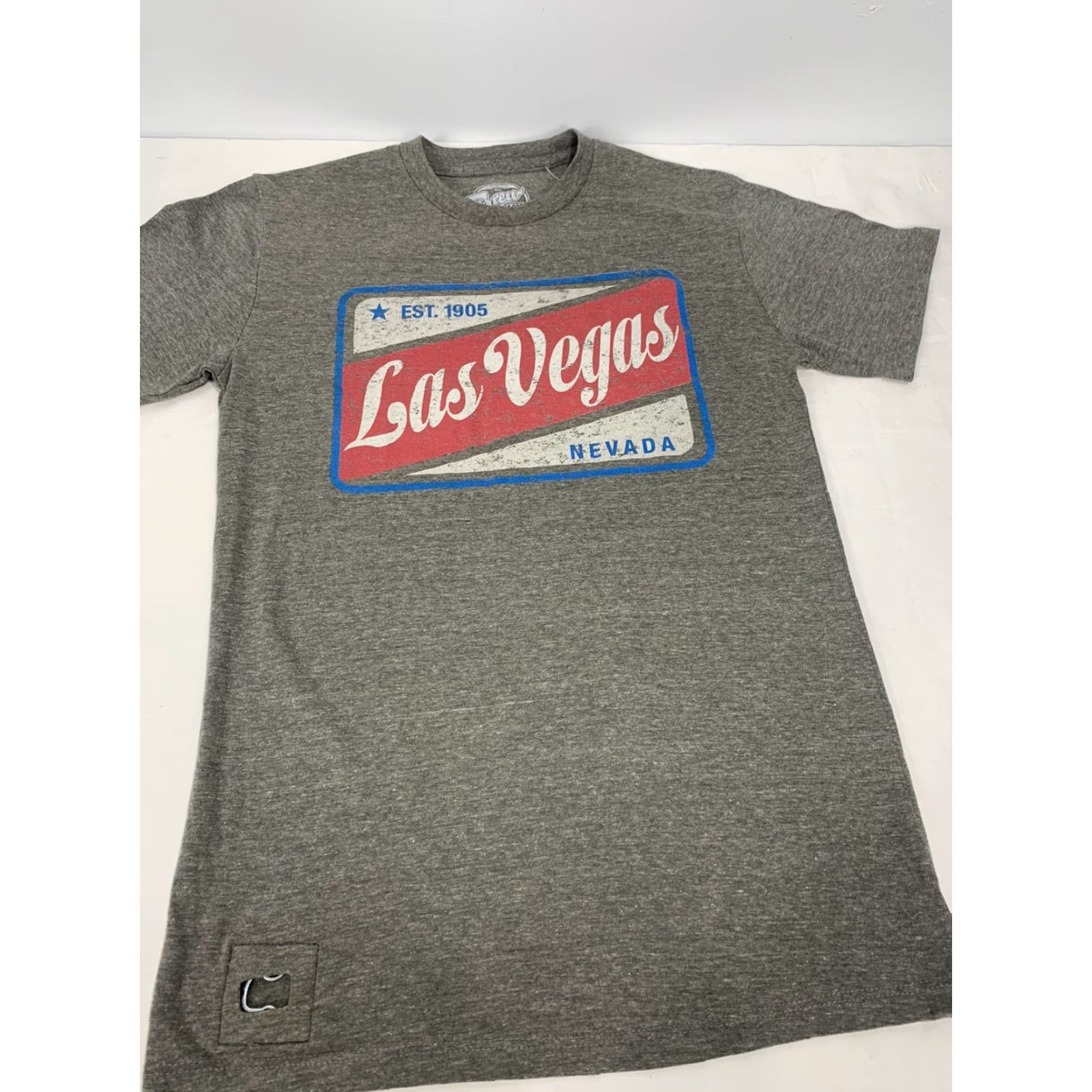Vintage **BREW Las Vegas City Shirt Gray Short Sleeve T-Shirt** User: **BREW Las Vegas City Gray Short Sleeve T-Shirt #446** Size US S / EU 44-46 / 1 - 2 Thumbnail