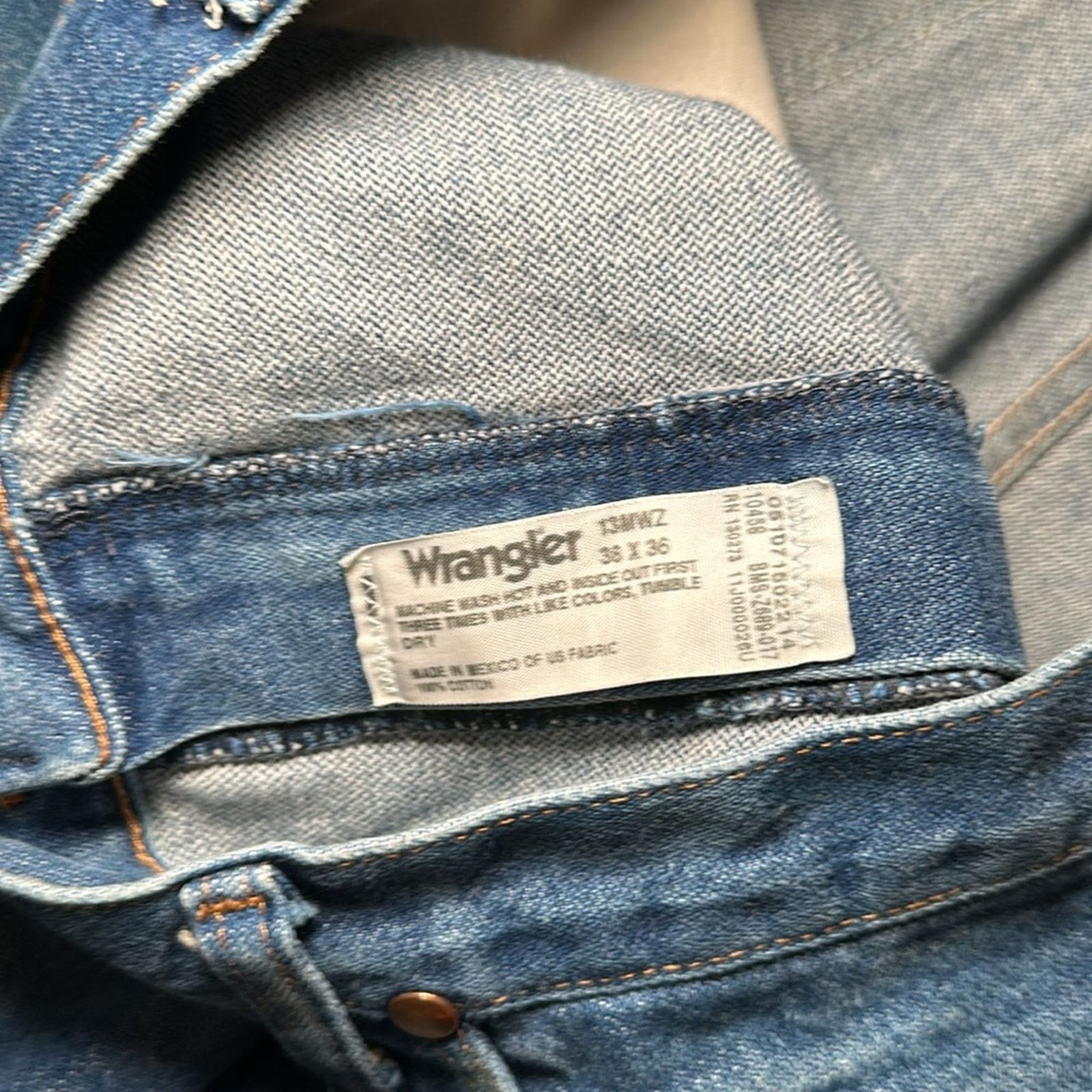 Wrangler Wrangler Cowboy Cut Original Fit Painters Work Jeans - 38x36 Size US 38 / EU 54 - 9 Thumbnail