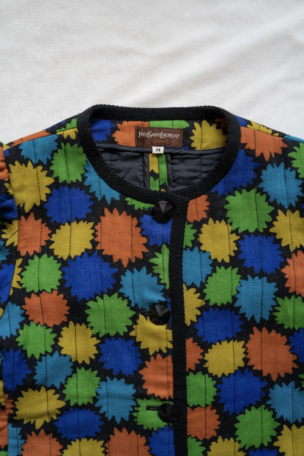 Yves Saint Laurent YSL | Vintage Quilted Jacket Size S / US 4 / IT 40 - 3 Thumbnail