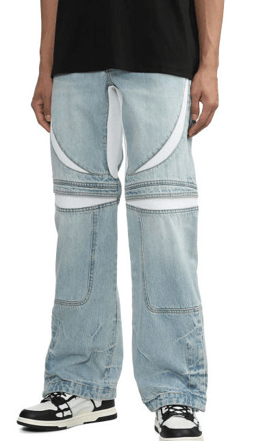 Amiri AMIRI Distressed Mesh Patch Jeans Size US 31 - 2 Thumbnail