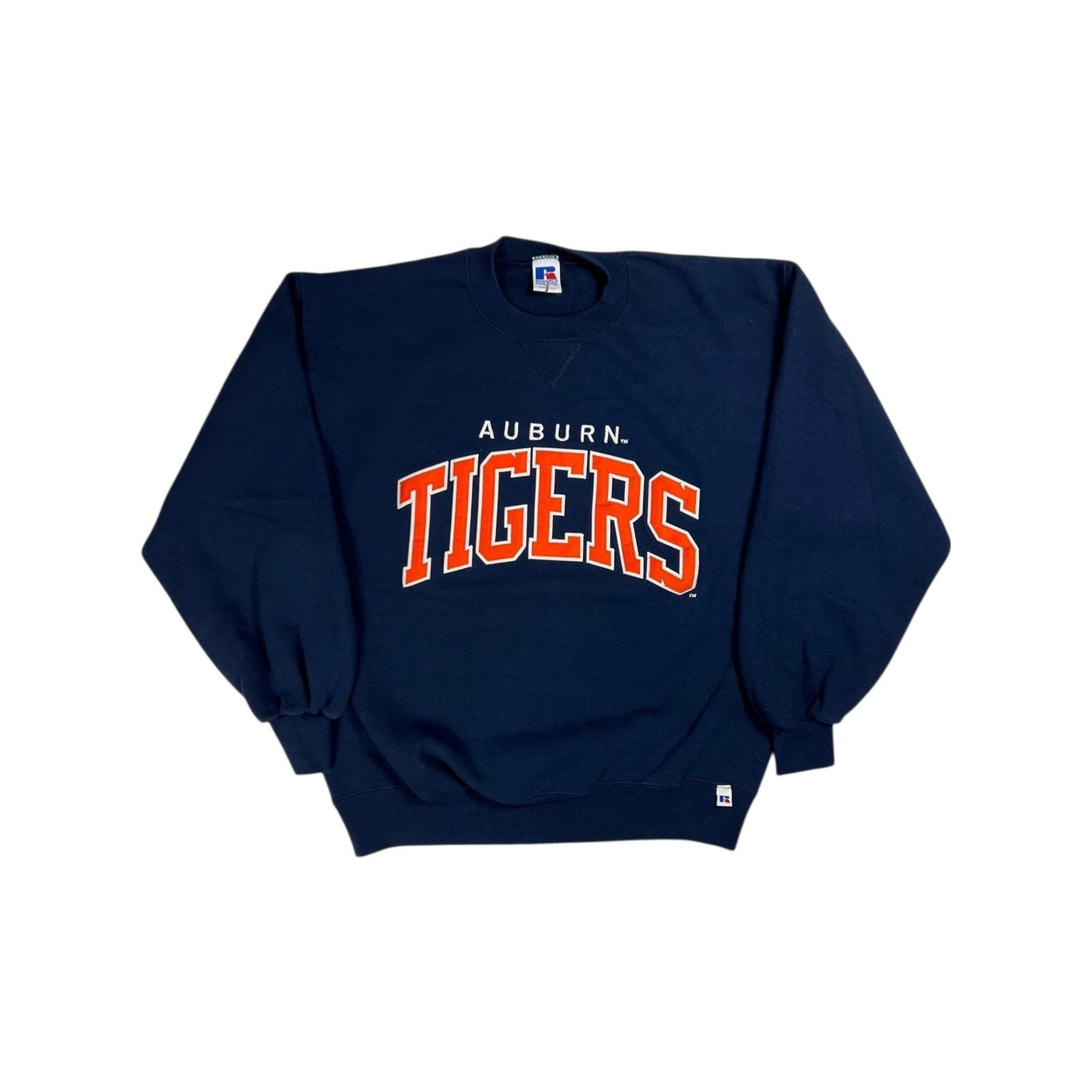 Russell Athletic × Vintage 1990s Russell Athletic Auburn University Tigers crewneck Size US L / EU 52-54 / 3 - 1 Thumbnail