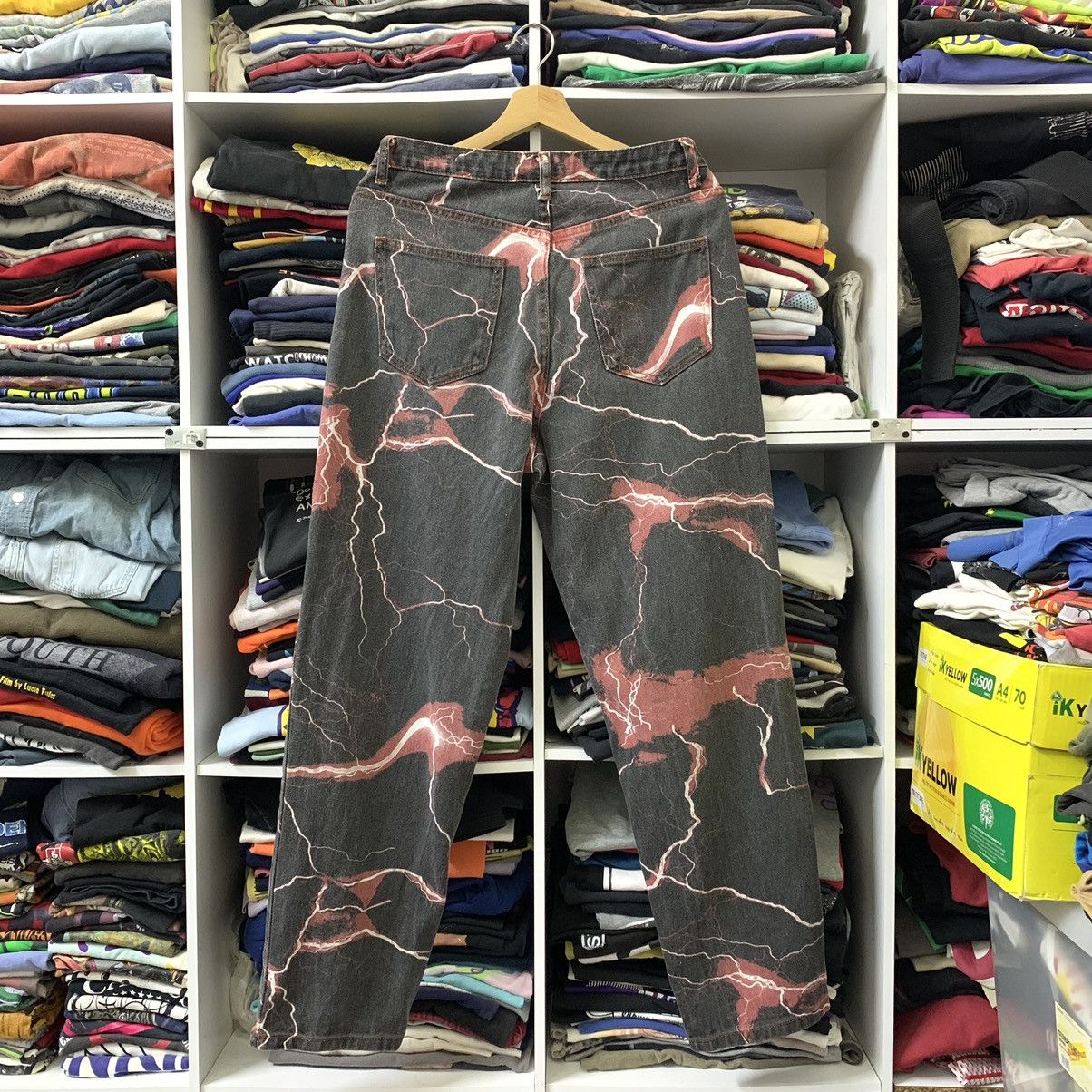 Vintage NO BRAND TEKKEN THUNDERSTORM Size US 30 / EU 46 - 2 Thumbnail