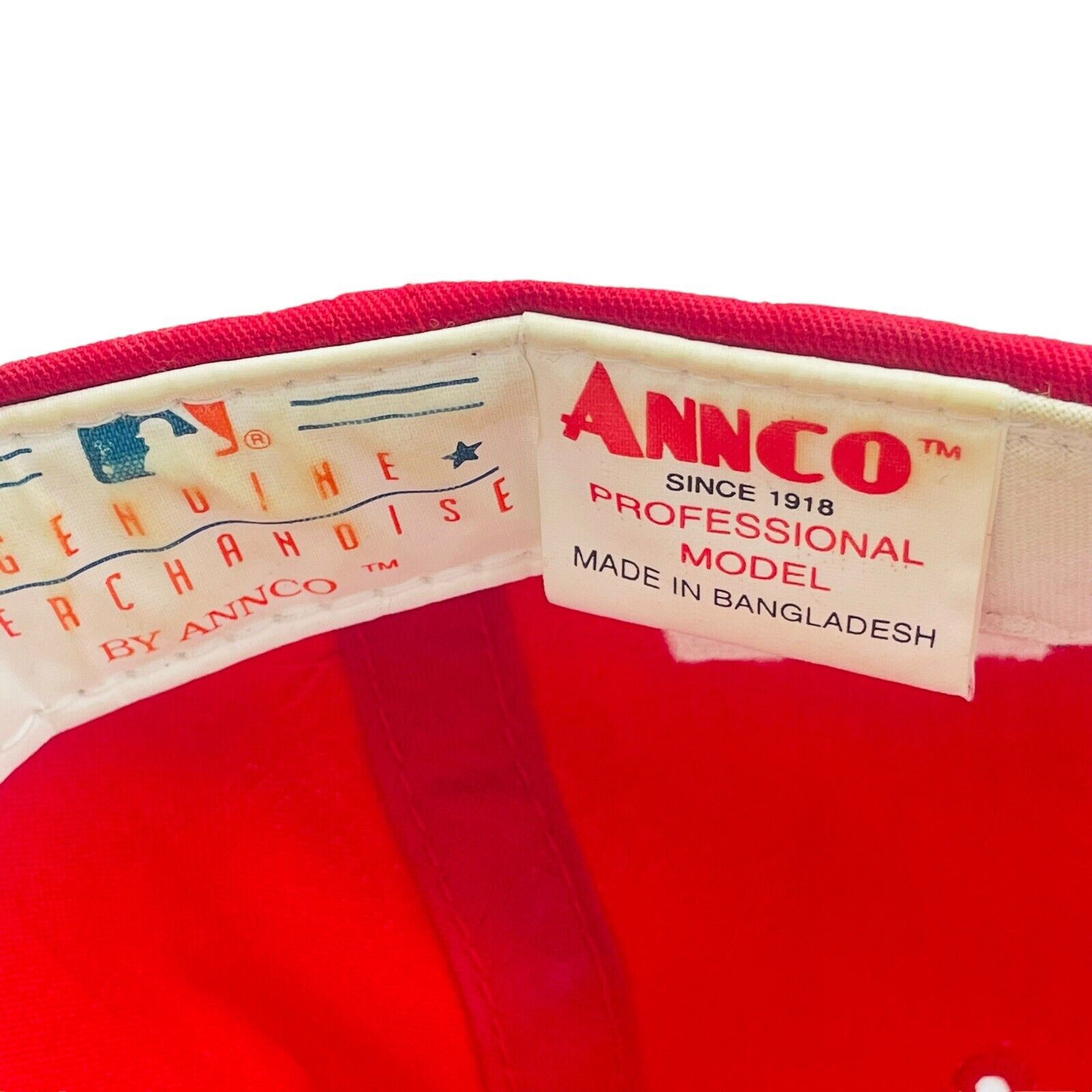 Vintage VTG Texas Rangers ANNCO Snapback Hat Cap- Professional Model Size ONE SIZE - 7 Thumbnail