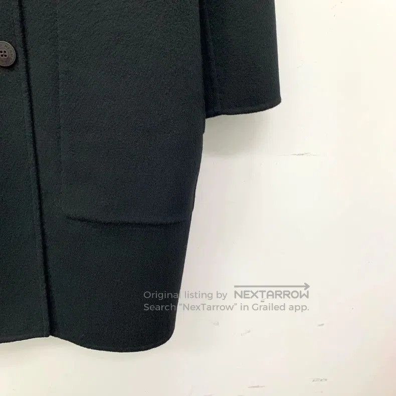Hermes Hermes Black Cashmere Lapel Coat XS. Size US XS / EU 42 / 0 - 4 Thumbnail