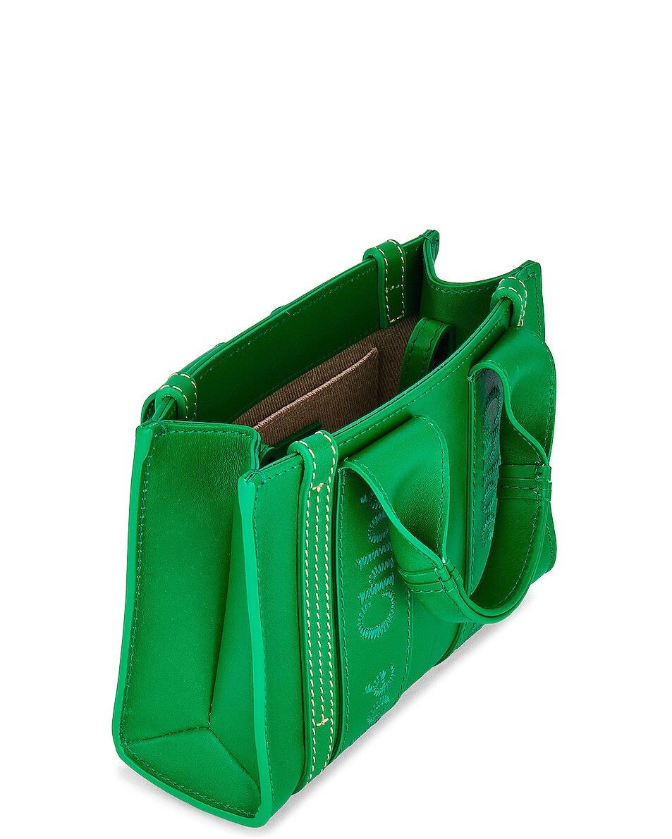 Chloe o1loc1c1024 Mini Woody Tote in Green Size ONE SIZE - 5 Thumbnail