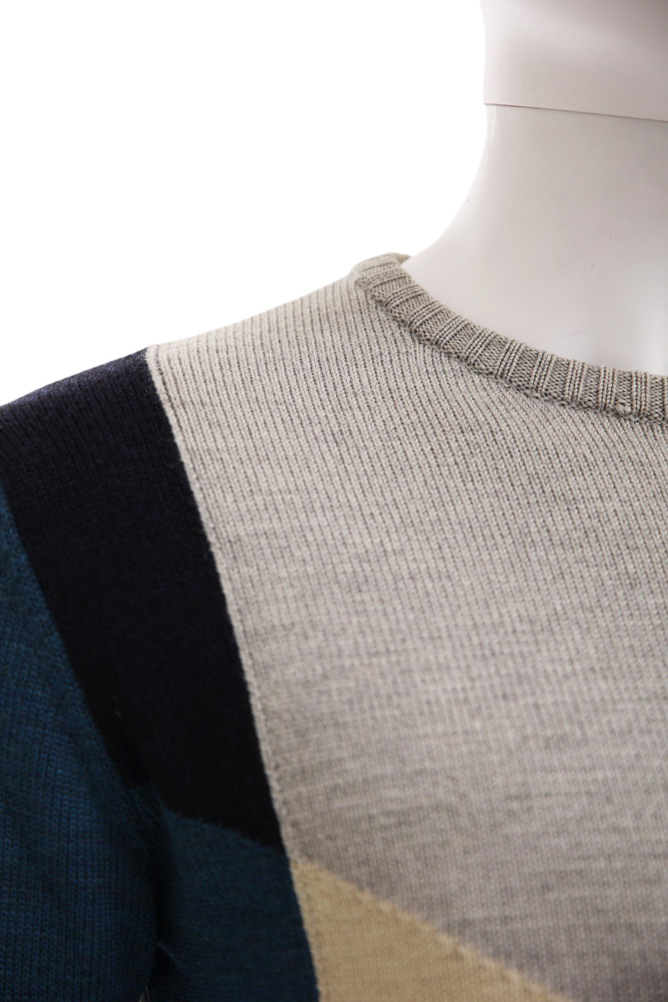 Raf Simons S/S 2000 Geometric Merino Wool Sweater Size US L / EU 52-54 / 3 - 7 Thumbnail
