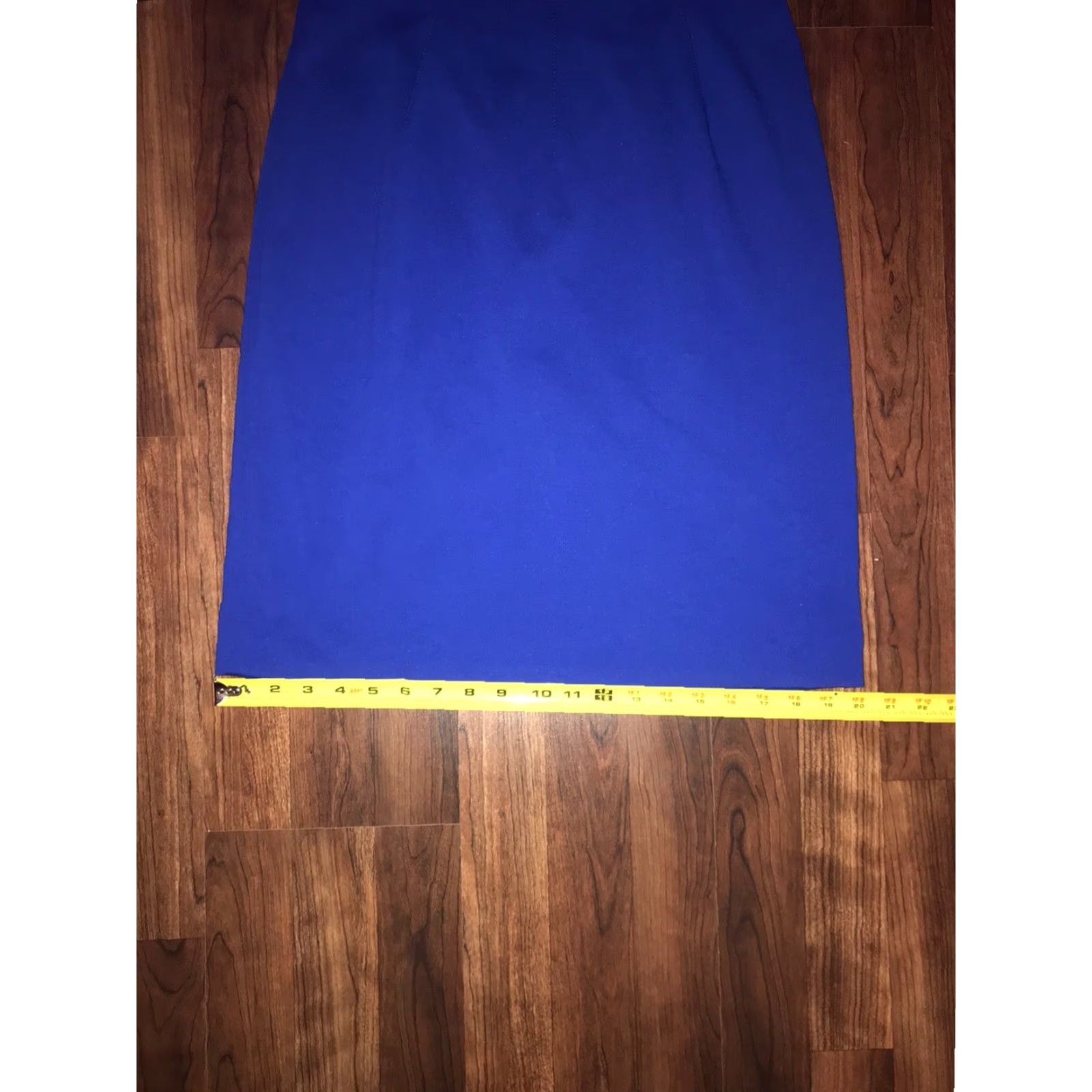 Vintage Tahari Arthur S. Levine Women's Blue Sleeveless A-Line Zipper Back Dress Size 8 Size M / US 6-8 / IT 42-44 - 6 Thumbnail
