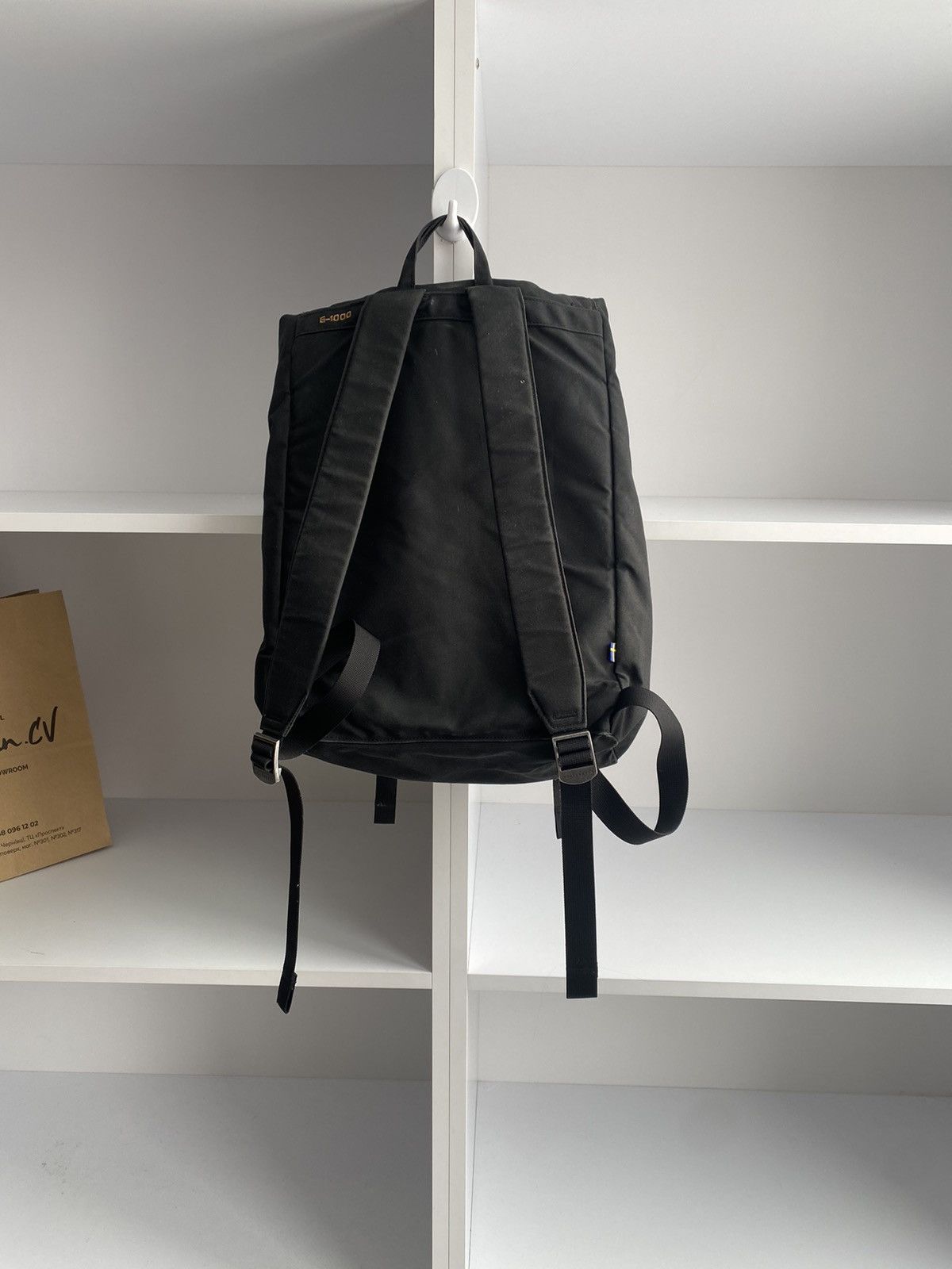 Fjallraven × Vintage Vintage Fjallraven Unisex Black Large G-1000 Laptop Backpack Size ONE SIZE - 15 Thumbnail