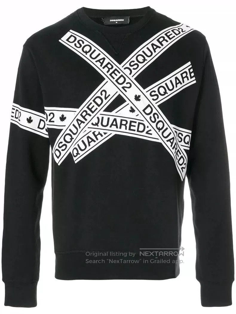 Dsquared2 DSquared2 Black Logo Sweatshirt. Size US M / EU 48-50 / 2 - 1 Thumbnail