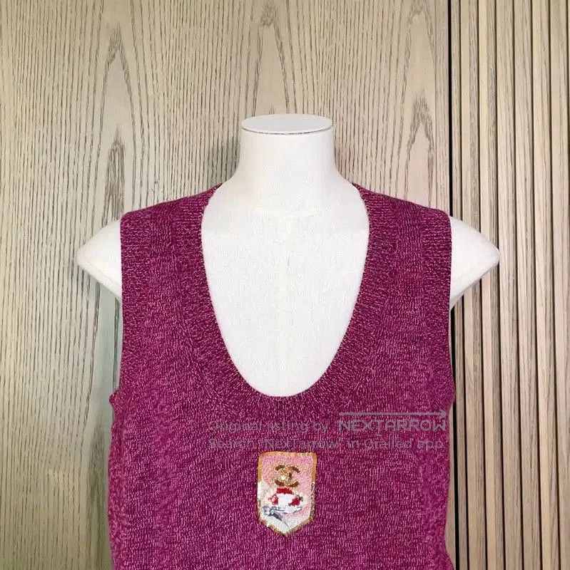 Chanel Chanel Spring Autumn Purple Cashmere Logo Sweater . Size S / US 4 / IT 40 - 3 Thumbnail
