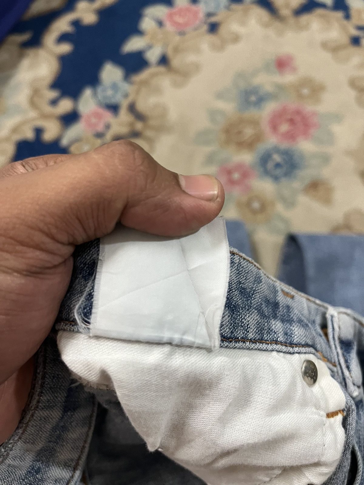 Japanese Brand Vintage Japanese Brand Flare Bell Bottom Denim Size US 28 / EU 44 - 6 Thumbnail