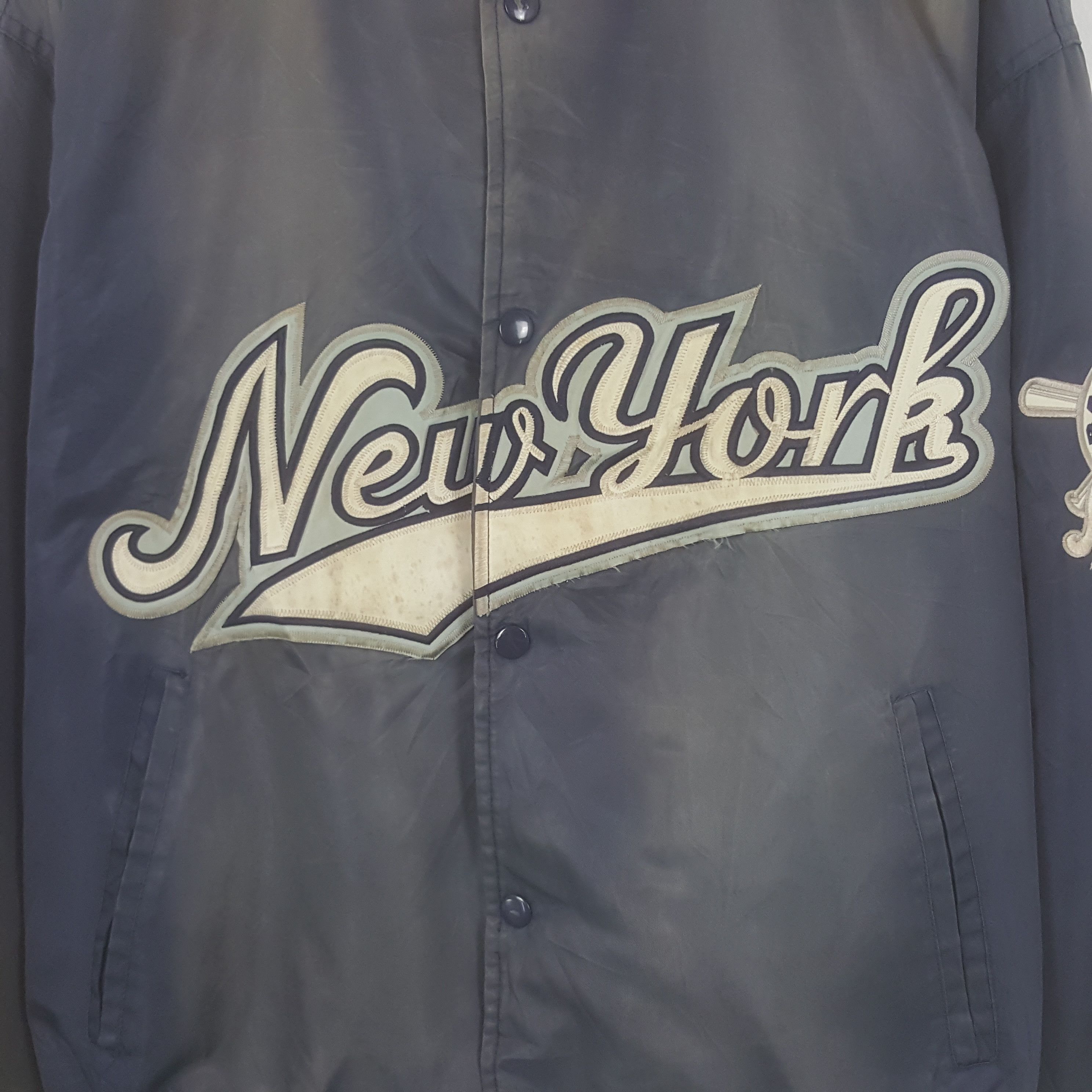 Logo Athletic Vintage Baseball New York Varsity Jacket Size US L / EU 52-54 / 3 - 2 Thumbnail