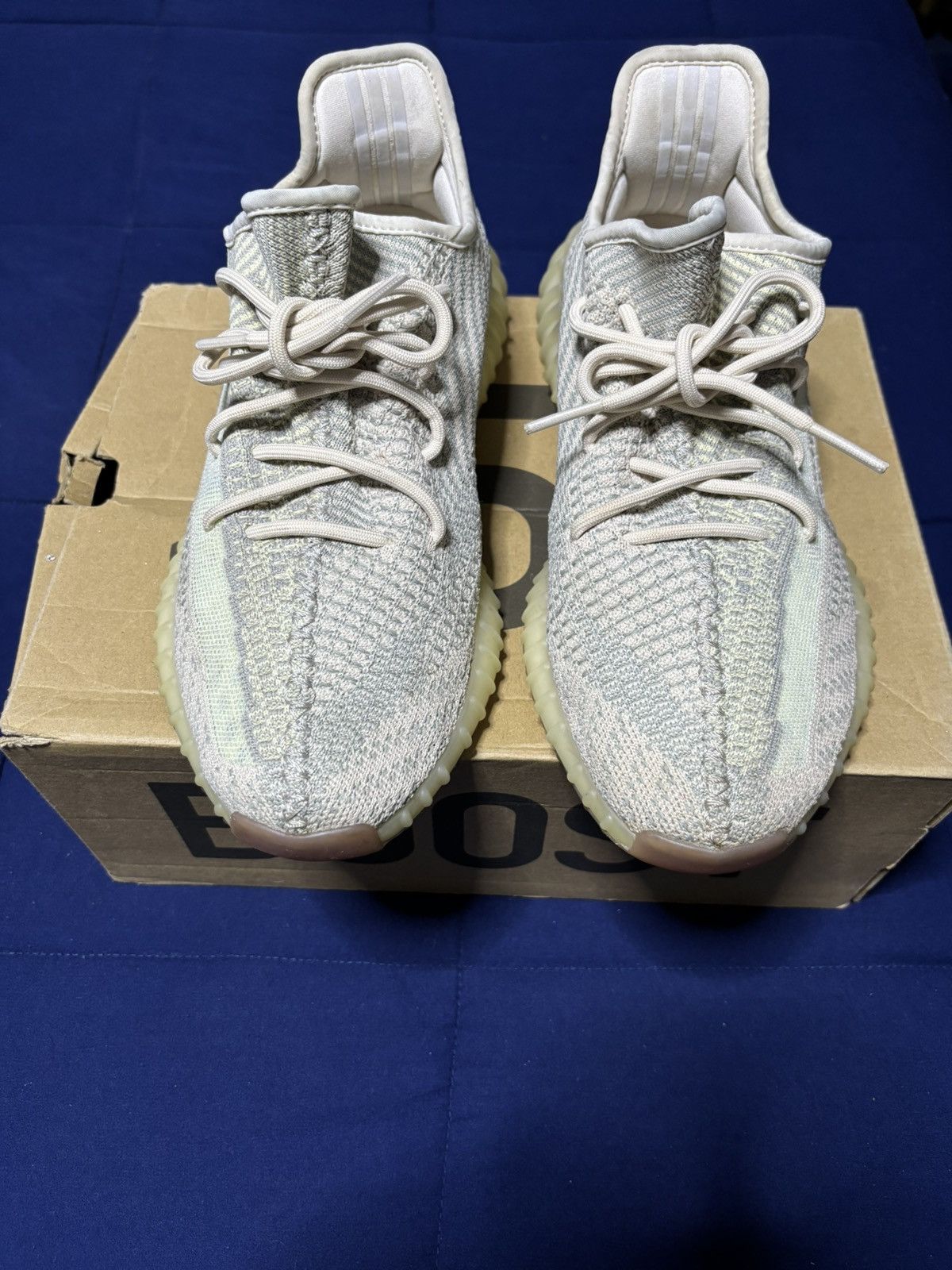 Adidas Adidas Yeezy Boost 350 Citrin Non-Reflective 2019 Size 10.5 Size US 10.5 / EU 43-44 - 1 Thumbnail
