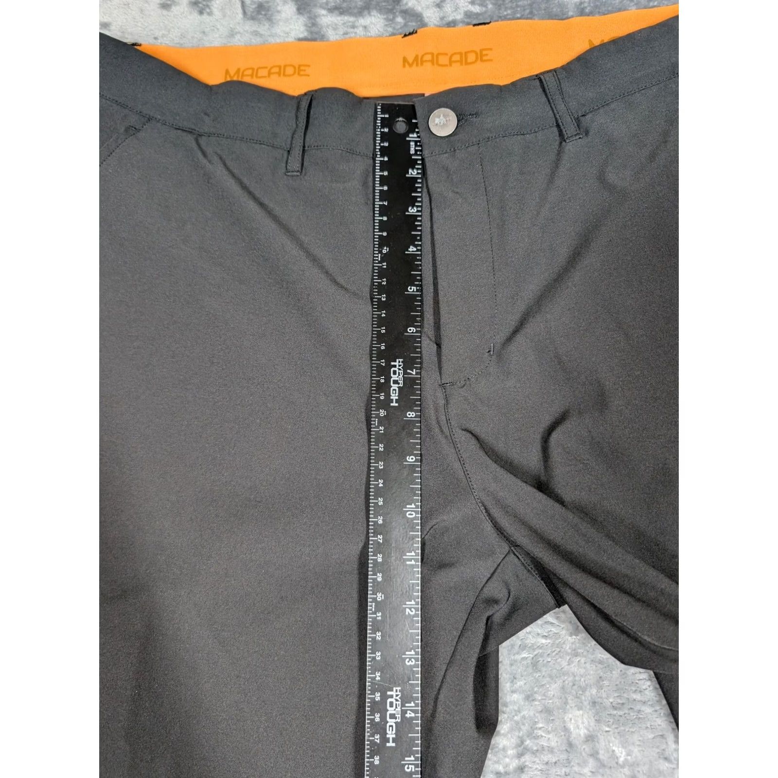 Vintage Macade Golf Pants Mens 38x34 Black Slim Fit Performance Stretch Lightweight Modern Size US 38 / EU 54 - 3 Thumbnail