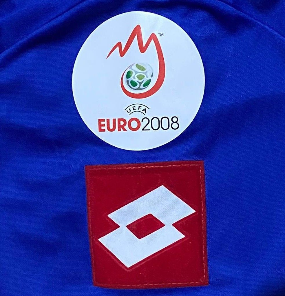 Lotto Sport Ukraine 2006-2008 Away Jersey Andriy Shevchenko Size US M / EU 48-50 / 2 - 8 Thumbnail