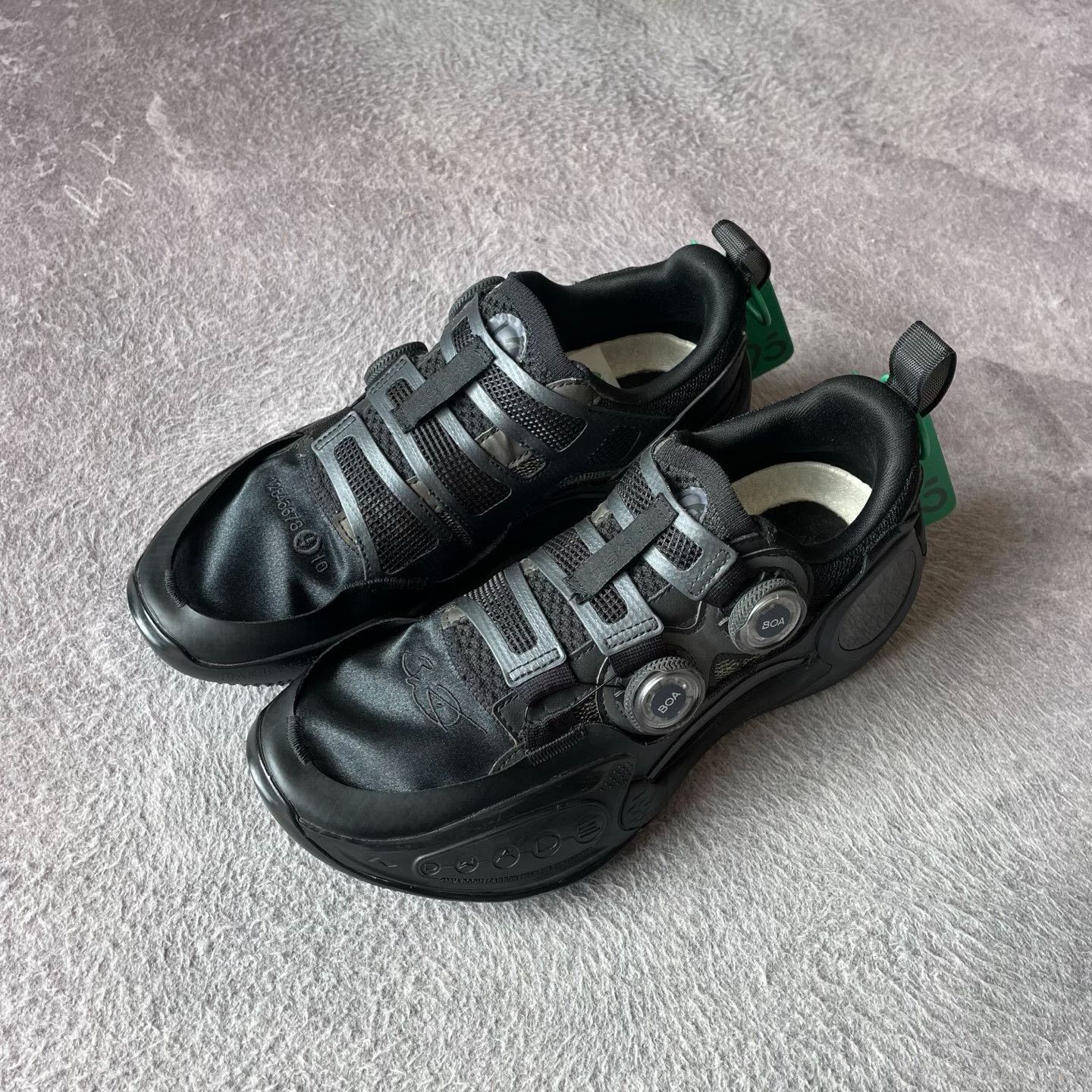 Li-Ning Li-Ning Black Lowtop Sneakers 41 Men Size US 8.5 / EU 41-42 - 1 Thumbnail