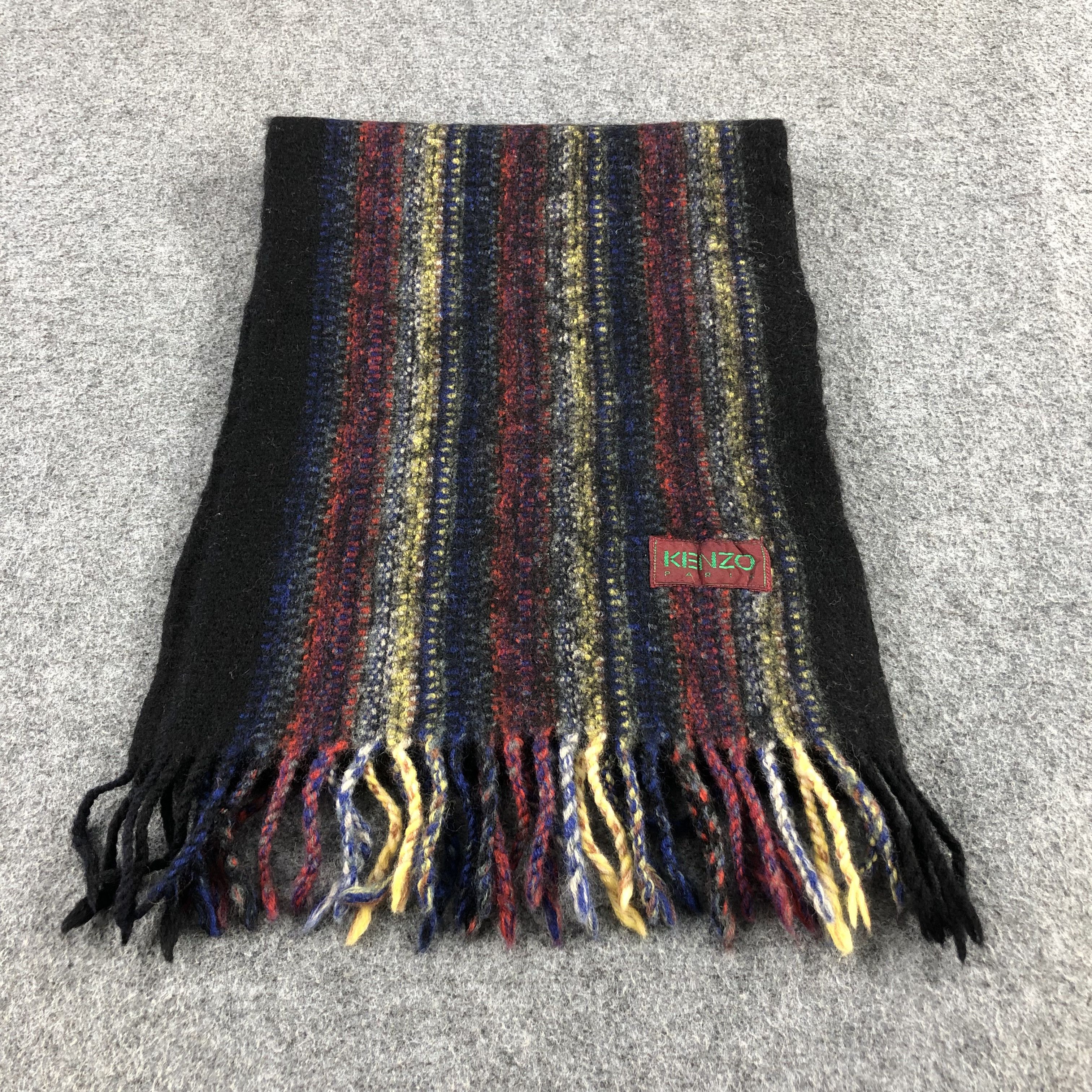 Kenzo Wool Scarf Muffler V985