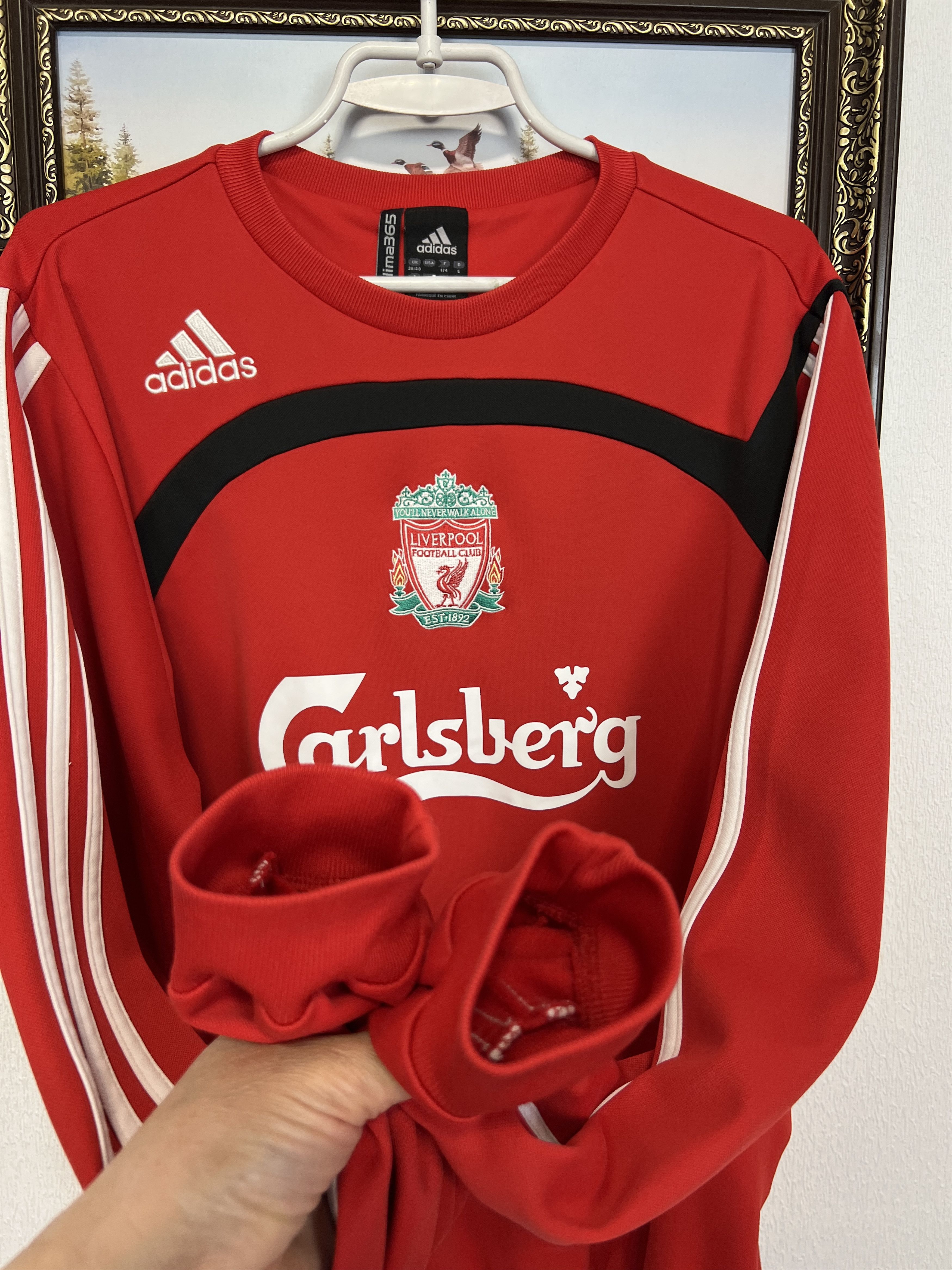 Adidas Liverpool Football Sweatshirt Track Top Crewneck Rare Size US M / EU 48-50 / 2 - 6 Thumbnail