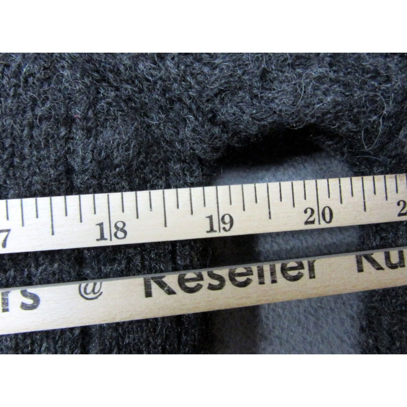 Express Express Sweater Womens XS Gray 100% Wool Cable Knit Bleus Pullover Crewneck Y2K Size XS / US 0-2 / IT 36-38 - 7 Thumbnail