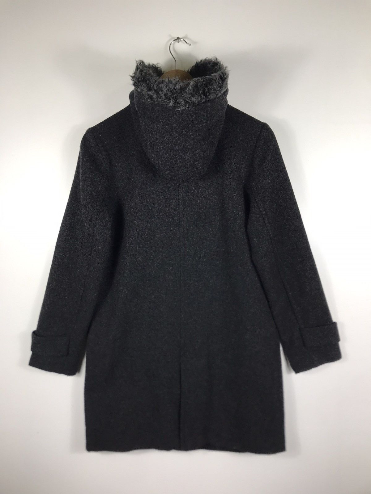 Designer × Japanese Brand × Vintage ⚡️Vintage A.O Wool Hooded Button Long Jacket Size XS / US 0-2 / IT 36-38 - 12 Thumbnail