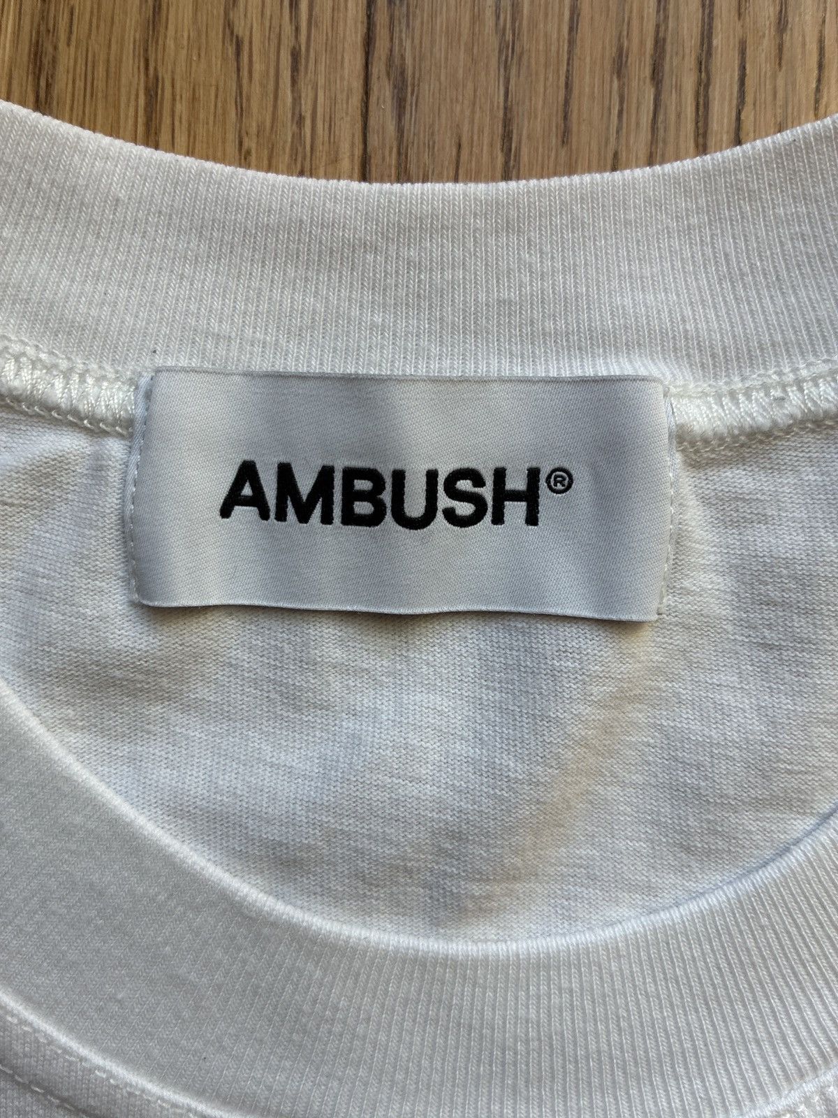 Ambush Design Ambush Amblem Tee Logo White Size US XL / EU 56 / 4 - 4 Thumbnail