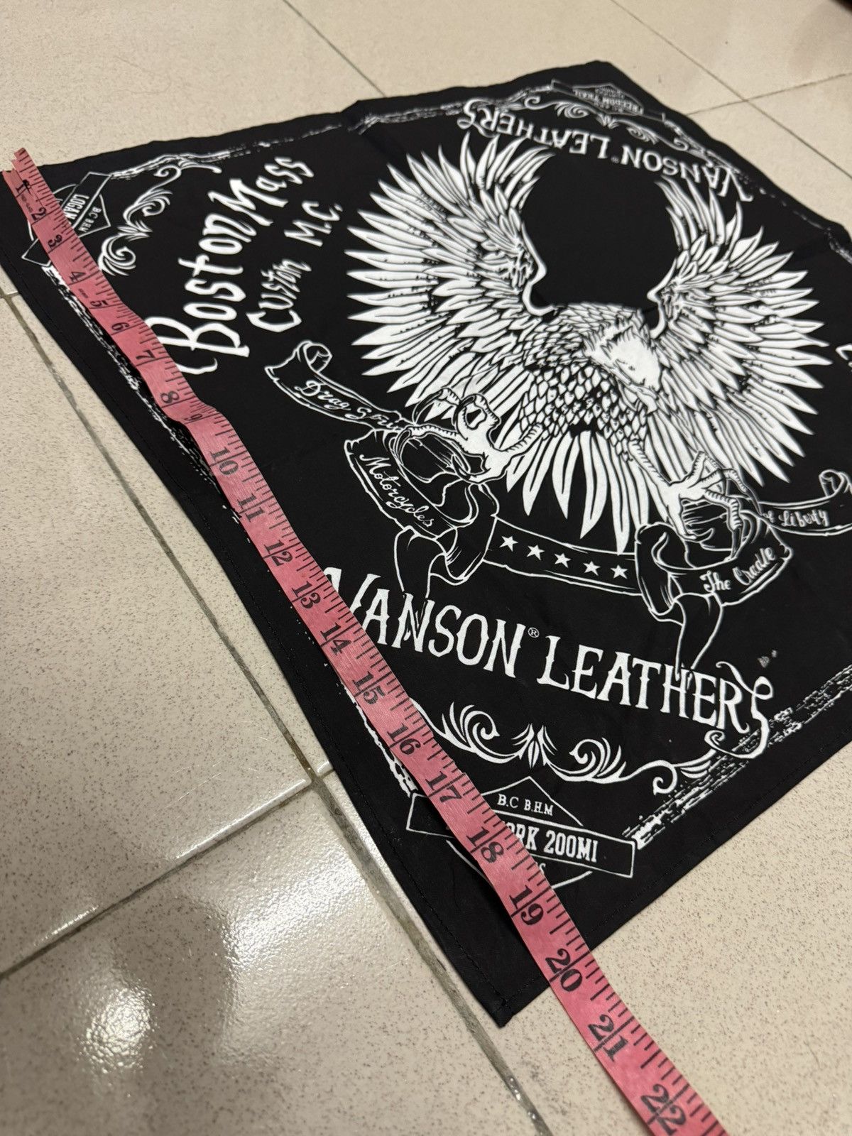 Vanson Leathers NOS VANSON LEATHERS BIKER HADNKERCHIEF SCARF Size ONE SIZE - 3 Thumbnail