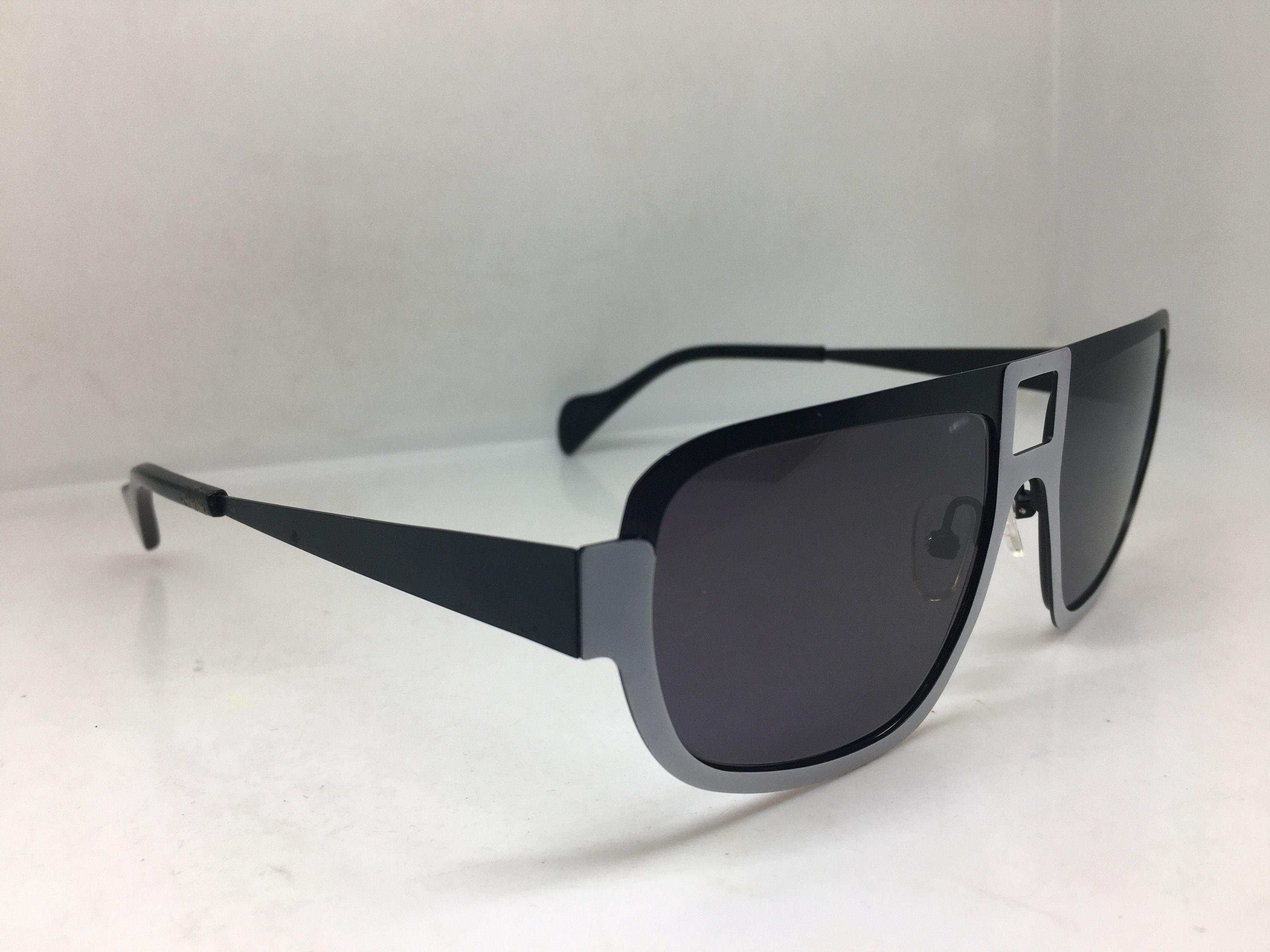 Other OP Art Black White Aviator Sunglasses Frame Pilot Size ONE SIZE - 2 Thumbnail