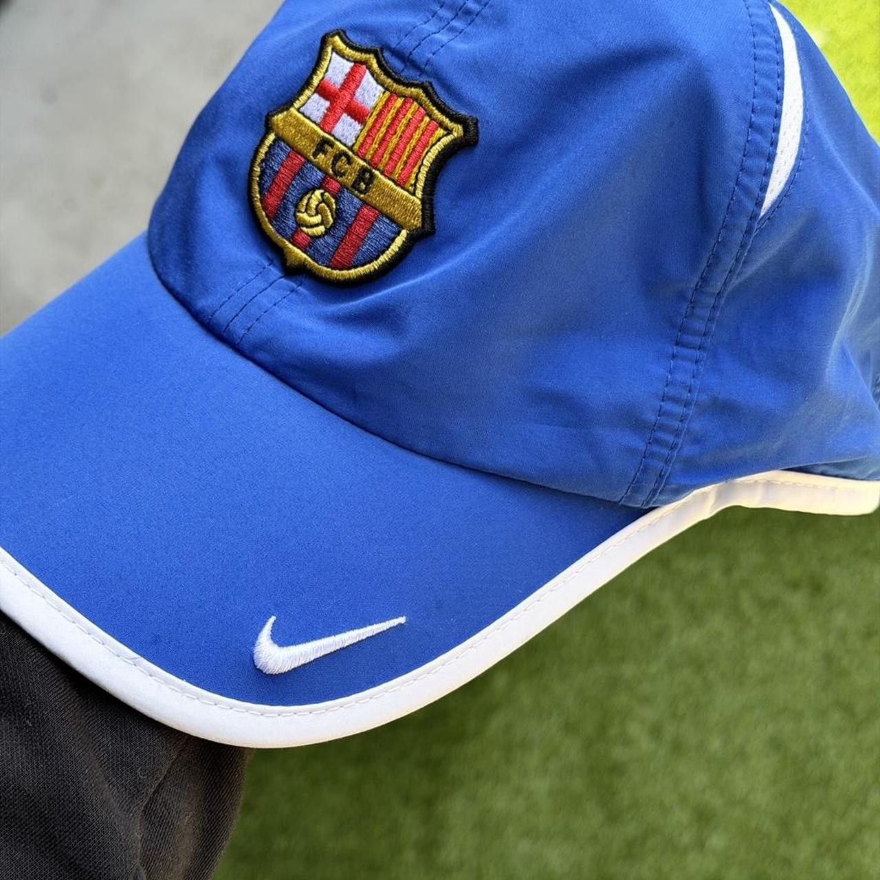 Nike FC Barcelona Blue Nike Cap Y2K Size ONE SIZE - 2 Thumbnail