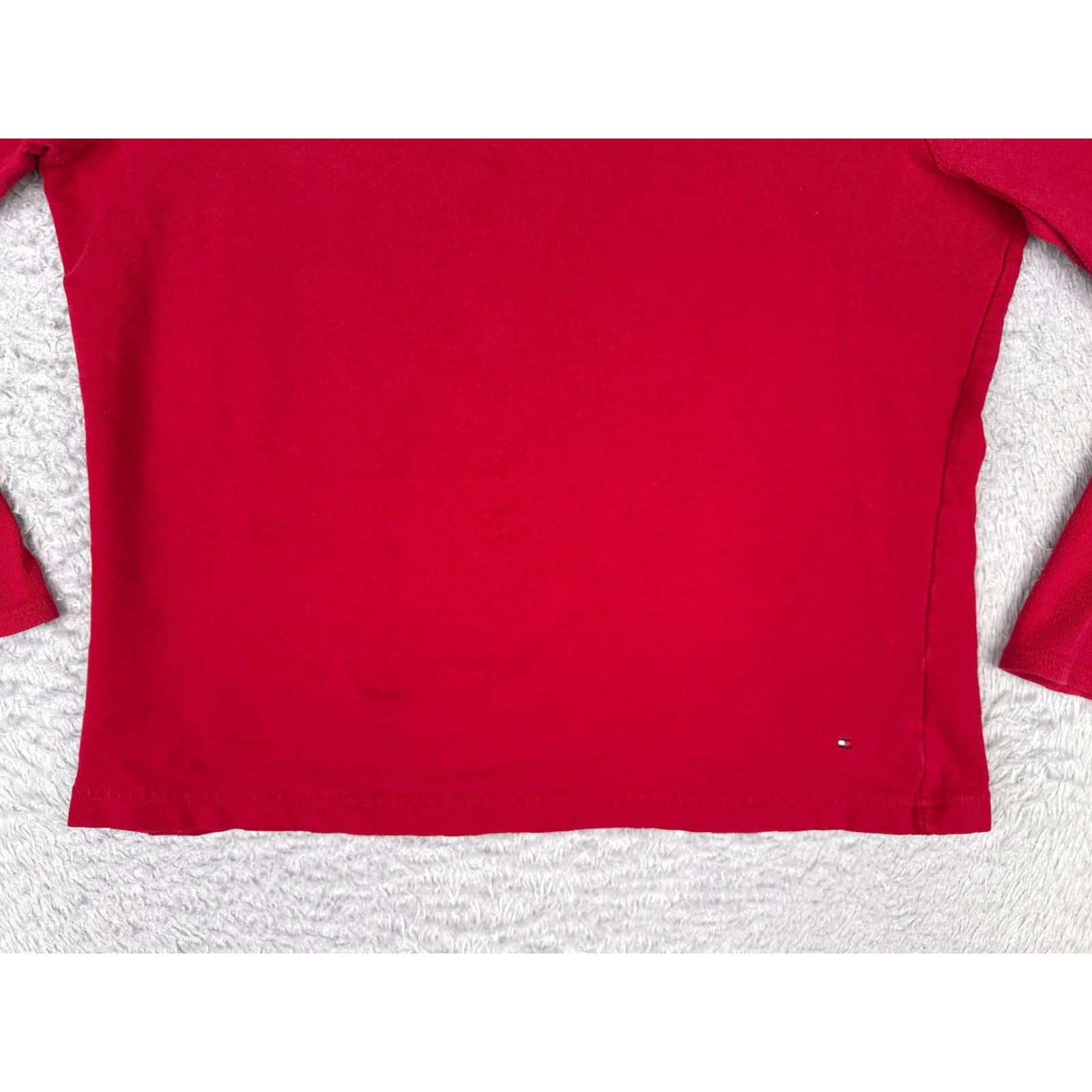 Tommy Hilfiger Tommy Hilfiger Shirt Men L Red Long Sleeve Cotton Blend Thermal Logo Size US L / EU 52-54 / 3 - 5 Thumbnail