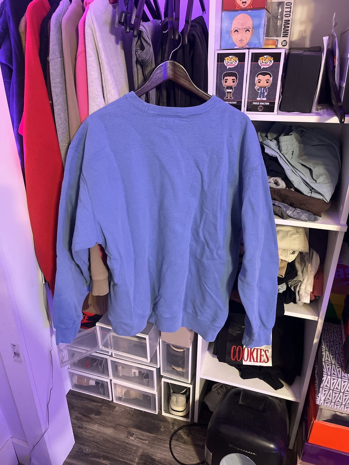Supreme Blue Supreme Crewneck Size US XL / EU 56 / 4 - 2 Thumbnail