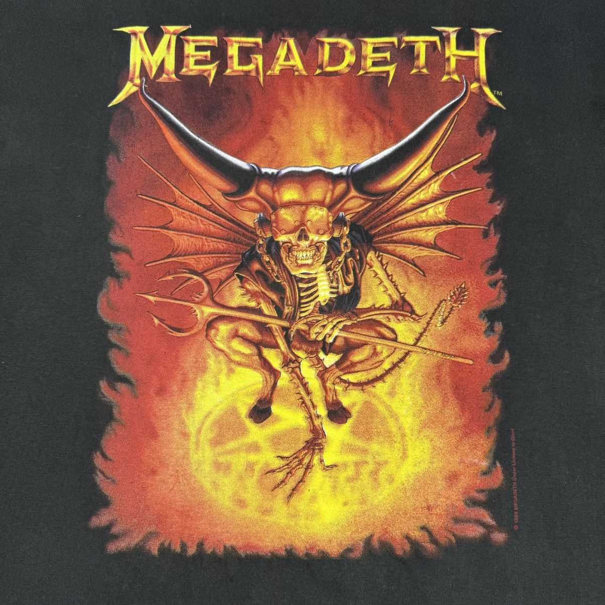 Band Tees Vintage 1992 Megadeth 4 Shows Exclusive Rare Tour T Shirt Size US XL / EU 56 / 4 - 5 Thumbnail