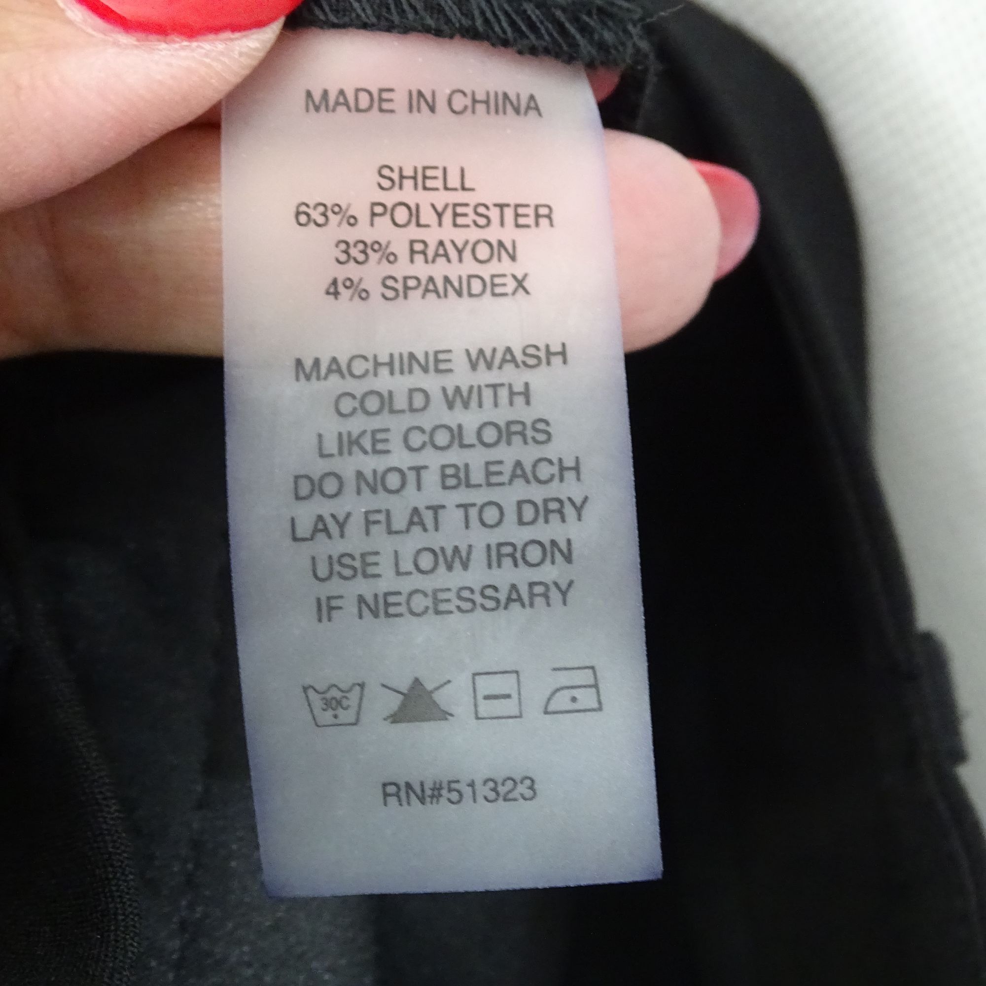 Other Chaus Black Dress Pants Women Size 10 Straight Leg Size 32" / US 10 / IT 46 - 6 Thumbnail