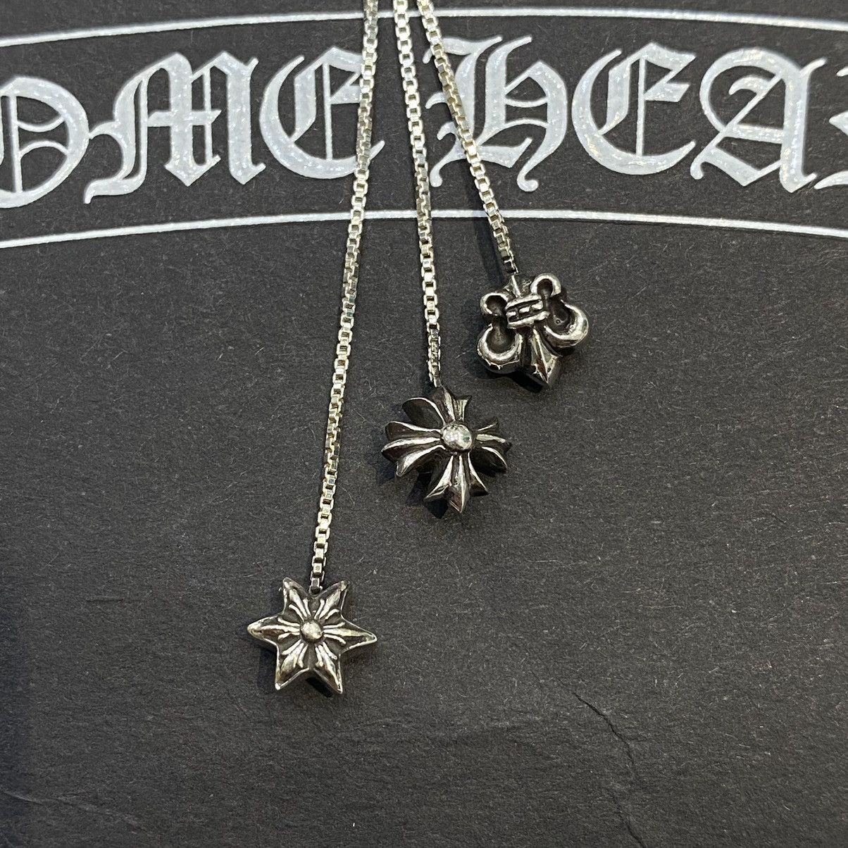 Chrome Hearts CHROME HEARTS JOJO PST PLS BS STAR L CROSS FUSTER EARRINGS Size ONE SIZE - 2 Thumbnail