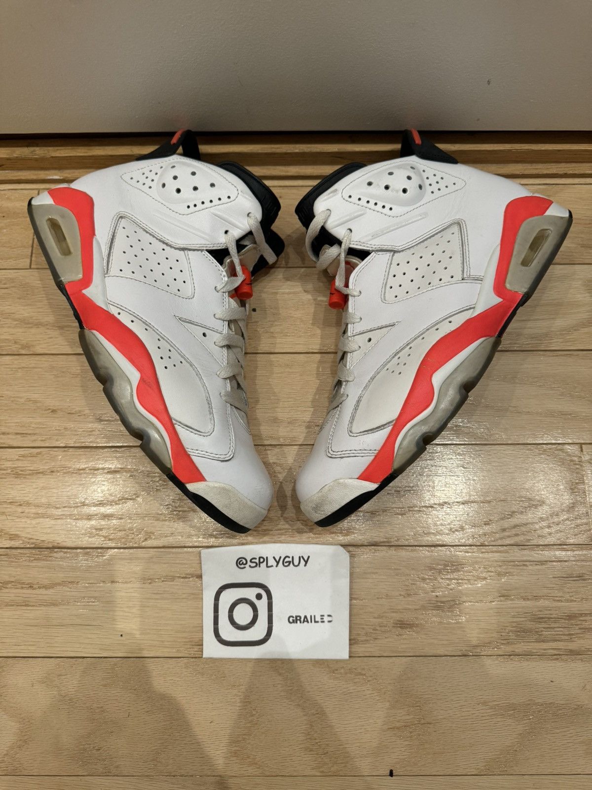 Jordan Brand × Nike Jordan 6 Infared White (2014) sz 10 Size US 10 / EU 43 - 1 Thumbnail