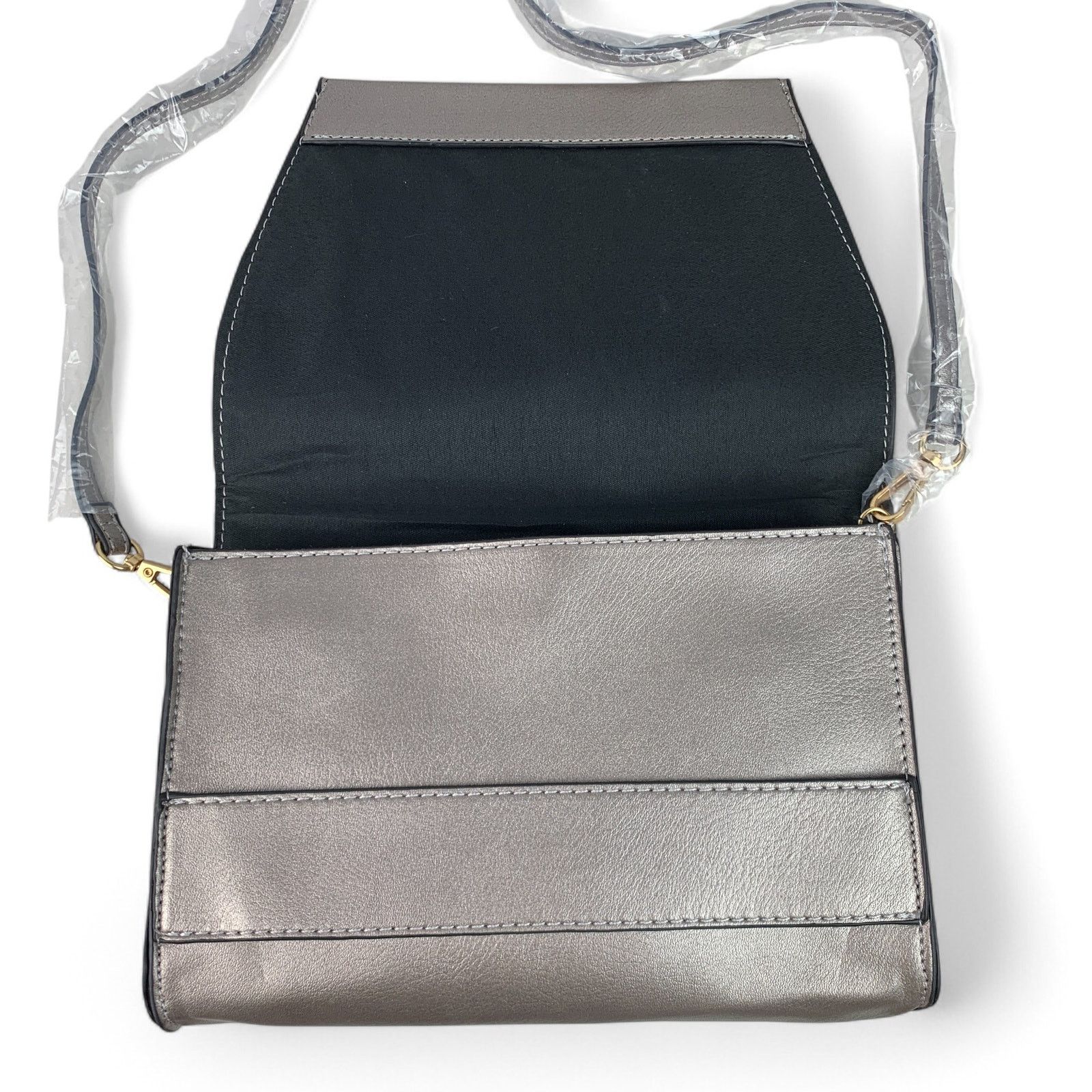 Other Summer and Rose Celine Purse Crossbody Steel Metallic Clutch Size ONE SIZE - 4 Thumbnail