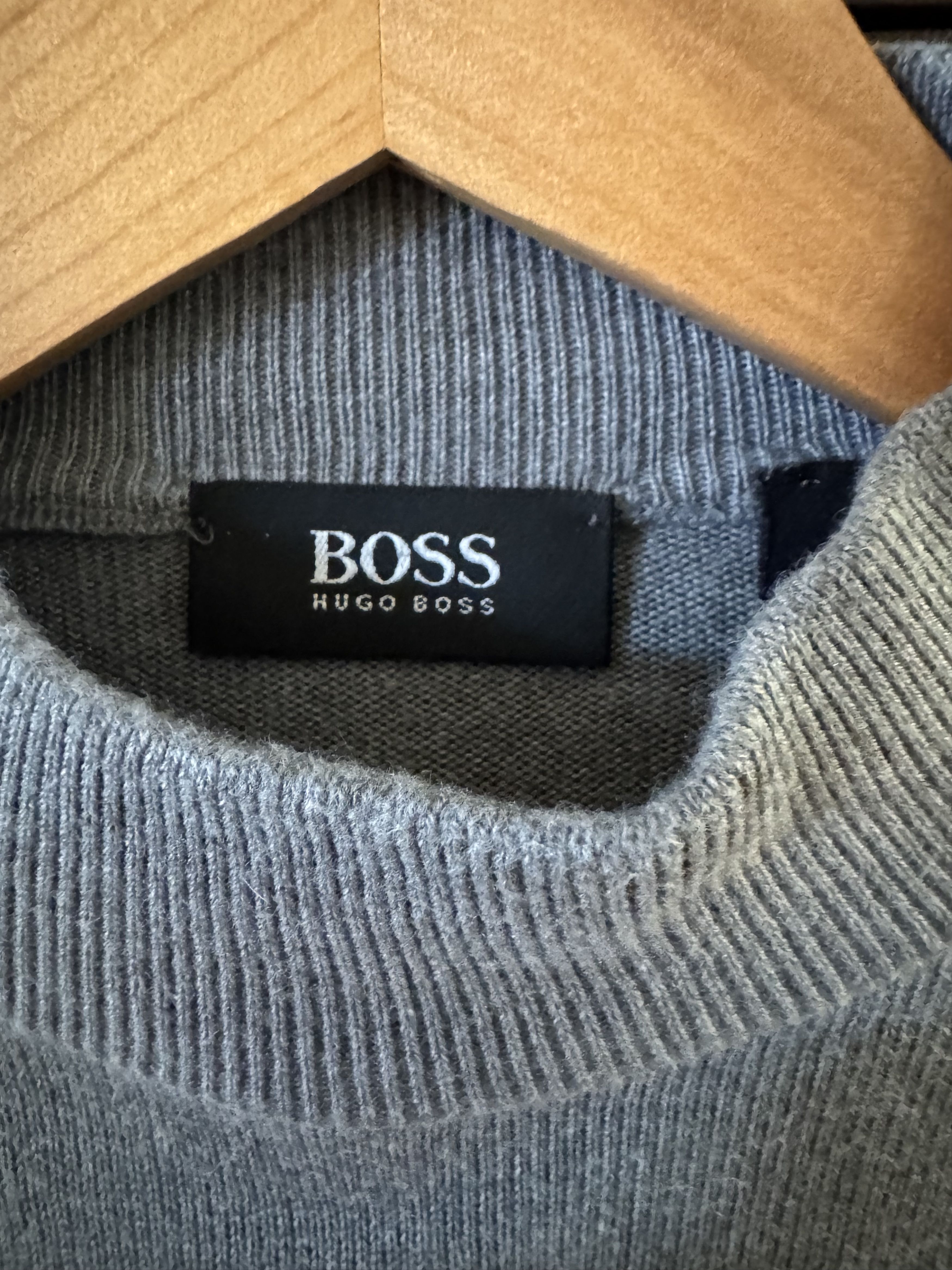 Hugo Boss Hugo Boss Grey Sweater Size US L / EU 52-54 / 3 - 1 Thumbnail