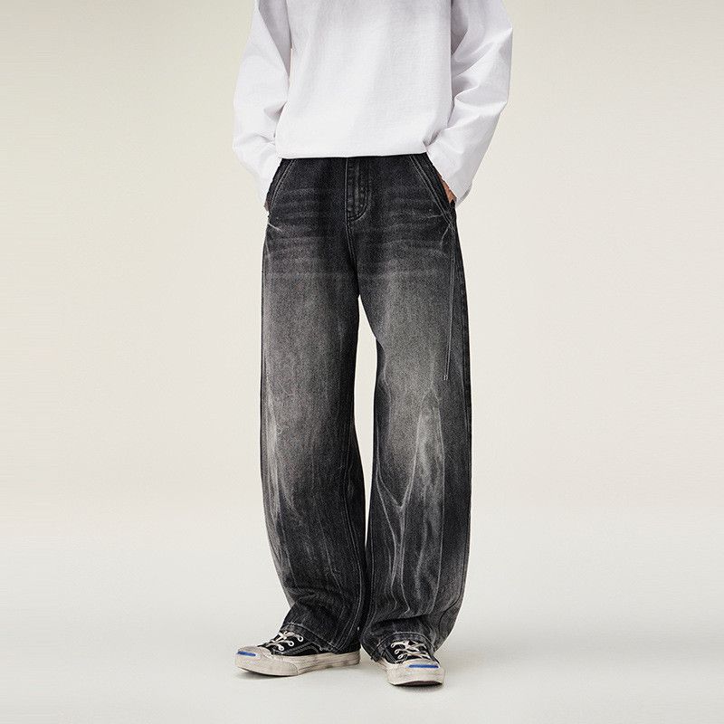 Japanese Brand American men's lightning straight leg loose casual jeans Size US 32 / EU 48 - 2 Thumbnail