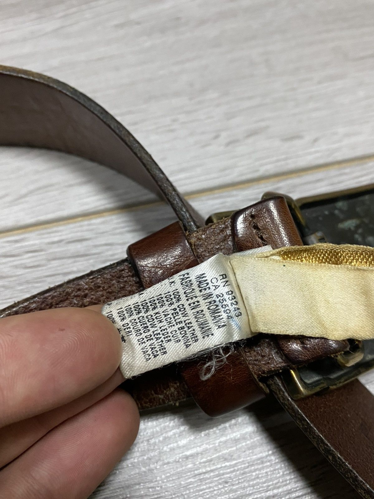 Diesel Diesel big buckle leather belt we make legs look good Size ONE SIZE - 6 Thumbnail
