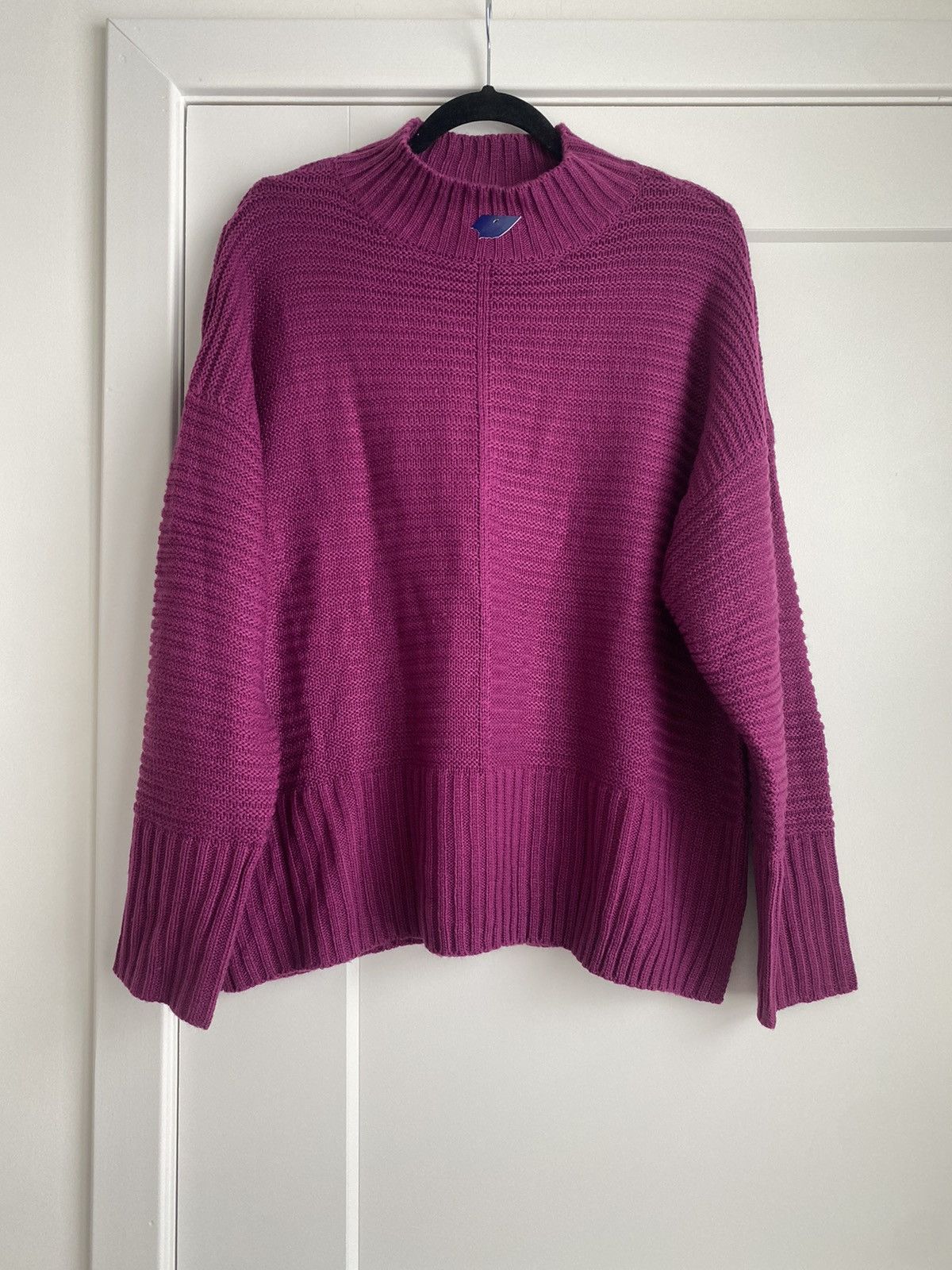 Apt. 9 Apt. 9 NWT Women's Pink maroon Mock Neck Sweater Size XXL Size XXL / US 16-18 / IT 52-54 - 2 Thumbnail