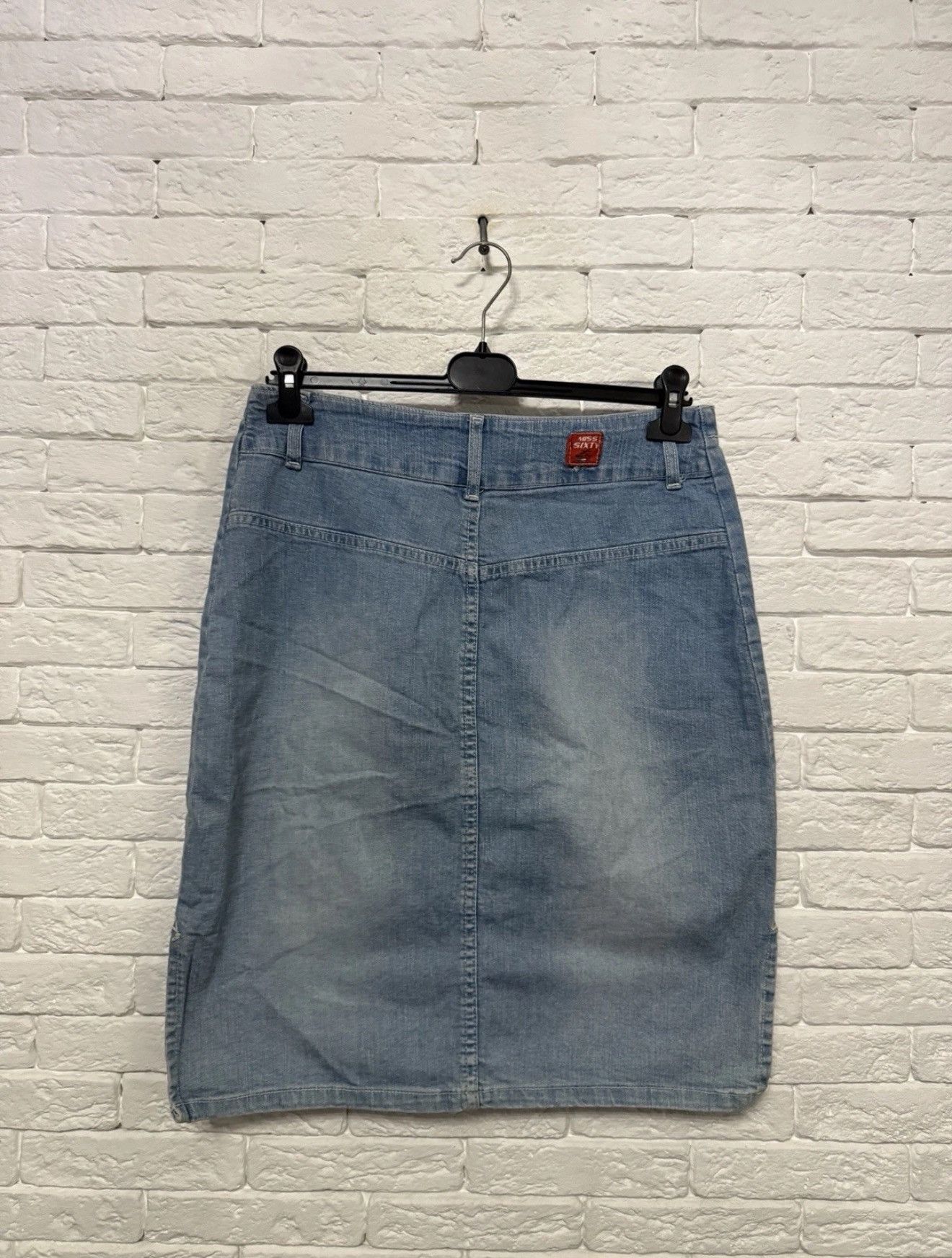 Miss Sixty Vintage Miss Sixty Denim Midi Skirt Y2K Sz 33/32 L Size 32" / US 10 / IT 46 - 7 Thumbnail