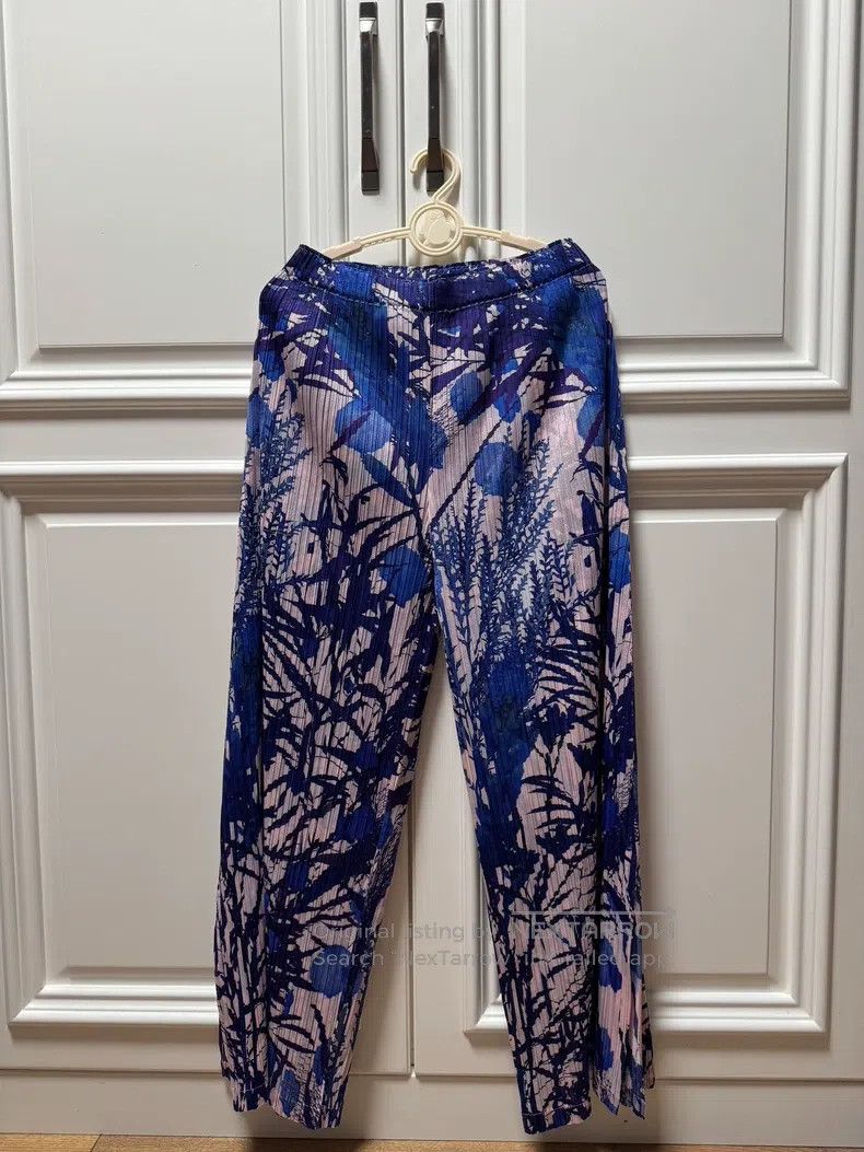 Issey Miyake Issey Miyake size:3 Floral Pants Size 31" - 1 Thumbnail