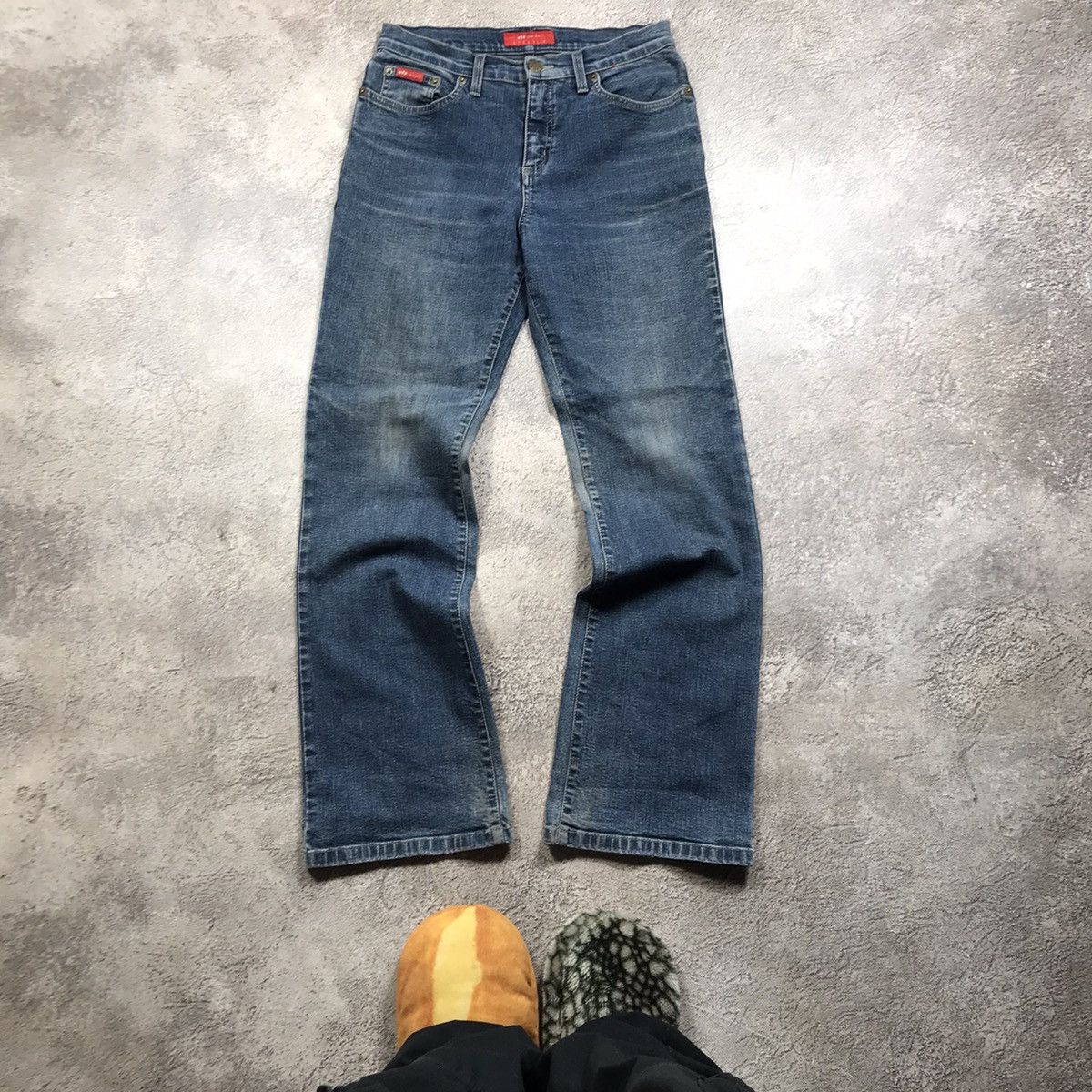 Vintage Vintage 90s Baggy Distressed Faded Black Jeans Grunge 27 Size 27" / US 4 / IT 40 - 2 Thumbnail