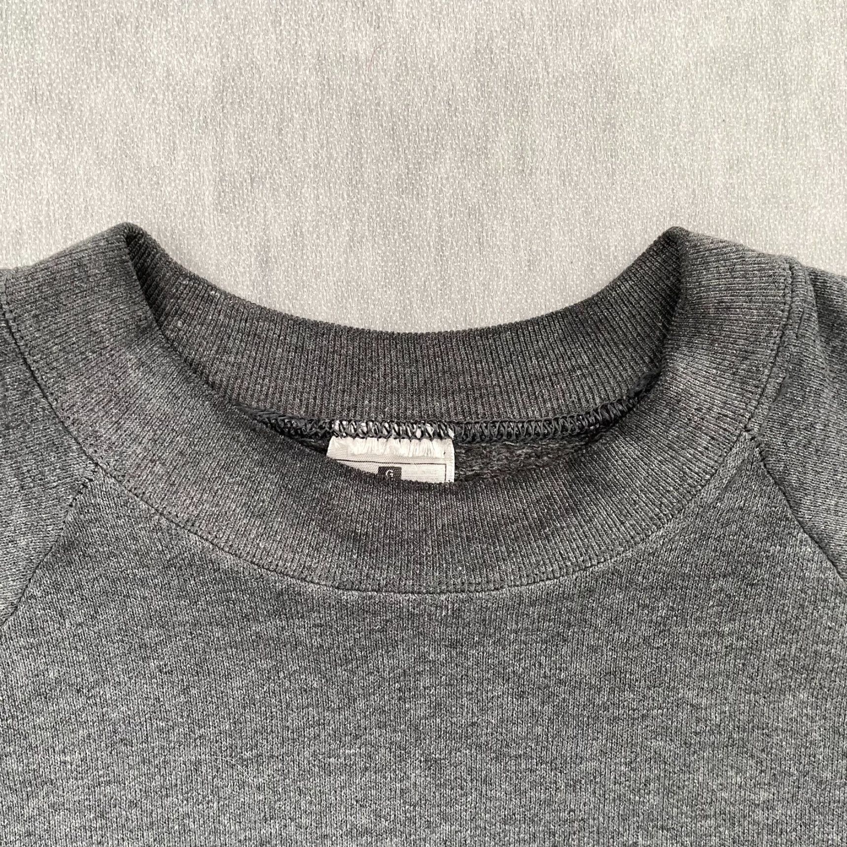 Fruit Of The Loom VINTAGE Nike Sweatshirt Pullover Crewneck Adult Large Gray Graphic Print 90s Sports Fleece Unisex Size US L / EU 52-54 / 3 - 5 Thumbnail