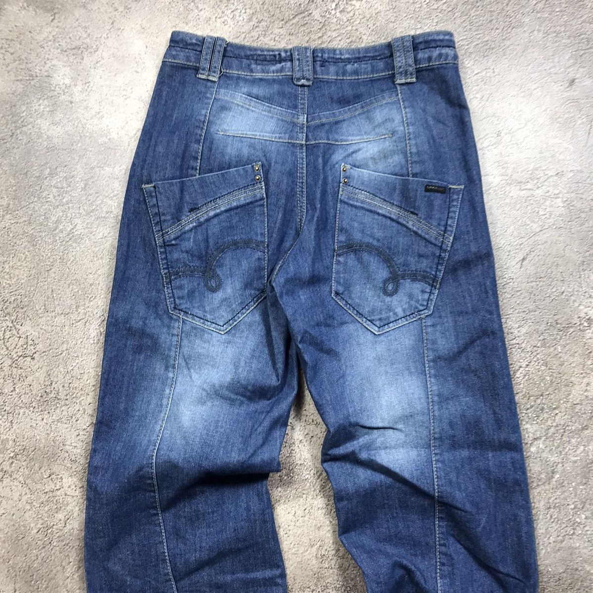 Vintage Vintage 90s Baggy Distressed Cargo Pants Grunge Y2K Logo 25 Size 25" / US 0 / IT 36 - 5 Thumbnail